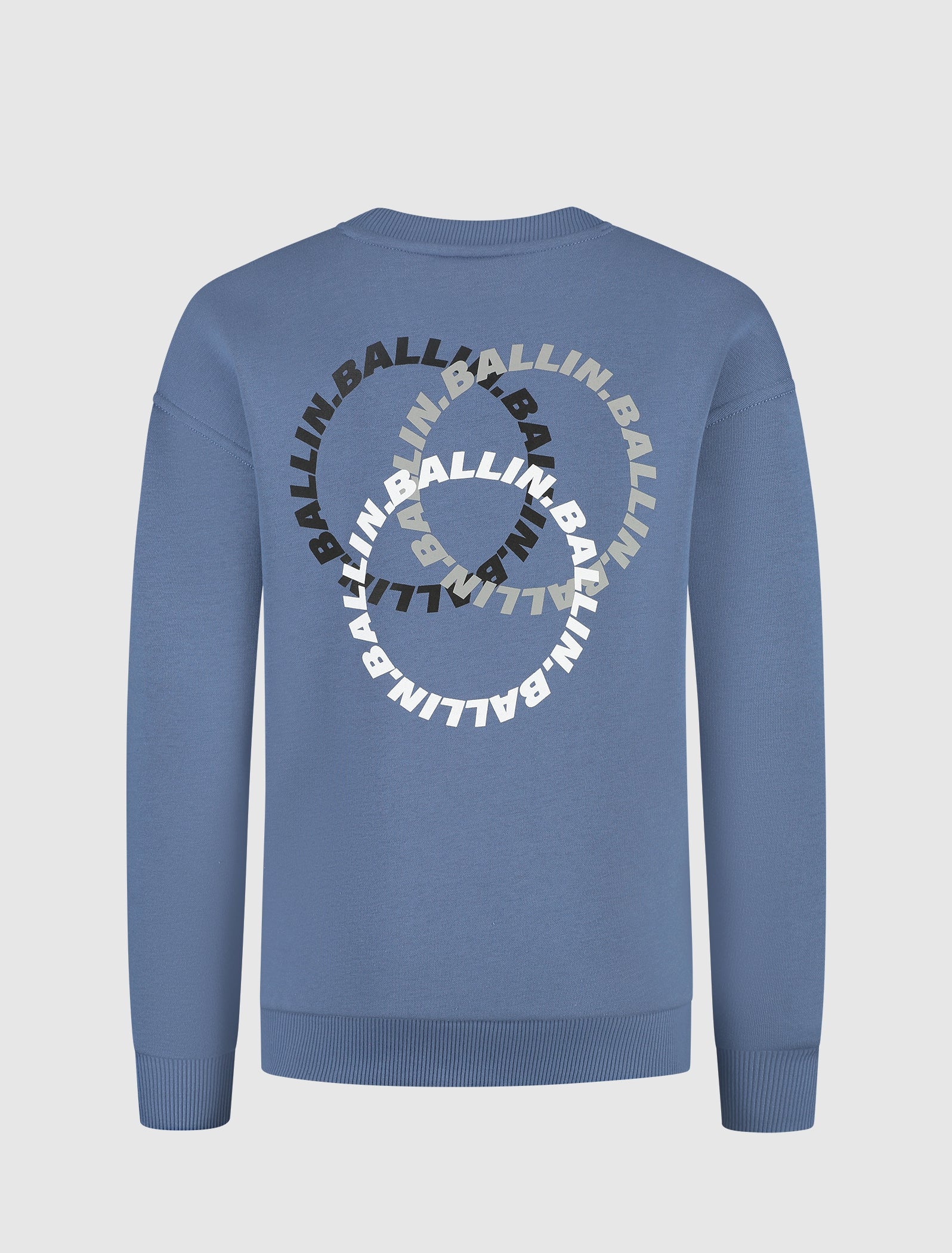 Junior Triangular Circles Logo Sweater | Blue Grey