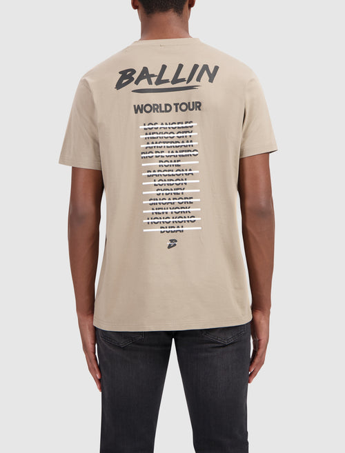 World Tour T-shirt | Taupe