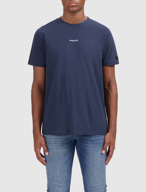 Triangular Circles Logo T-shirt | Navy