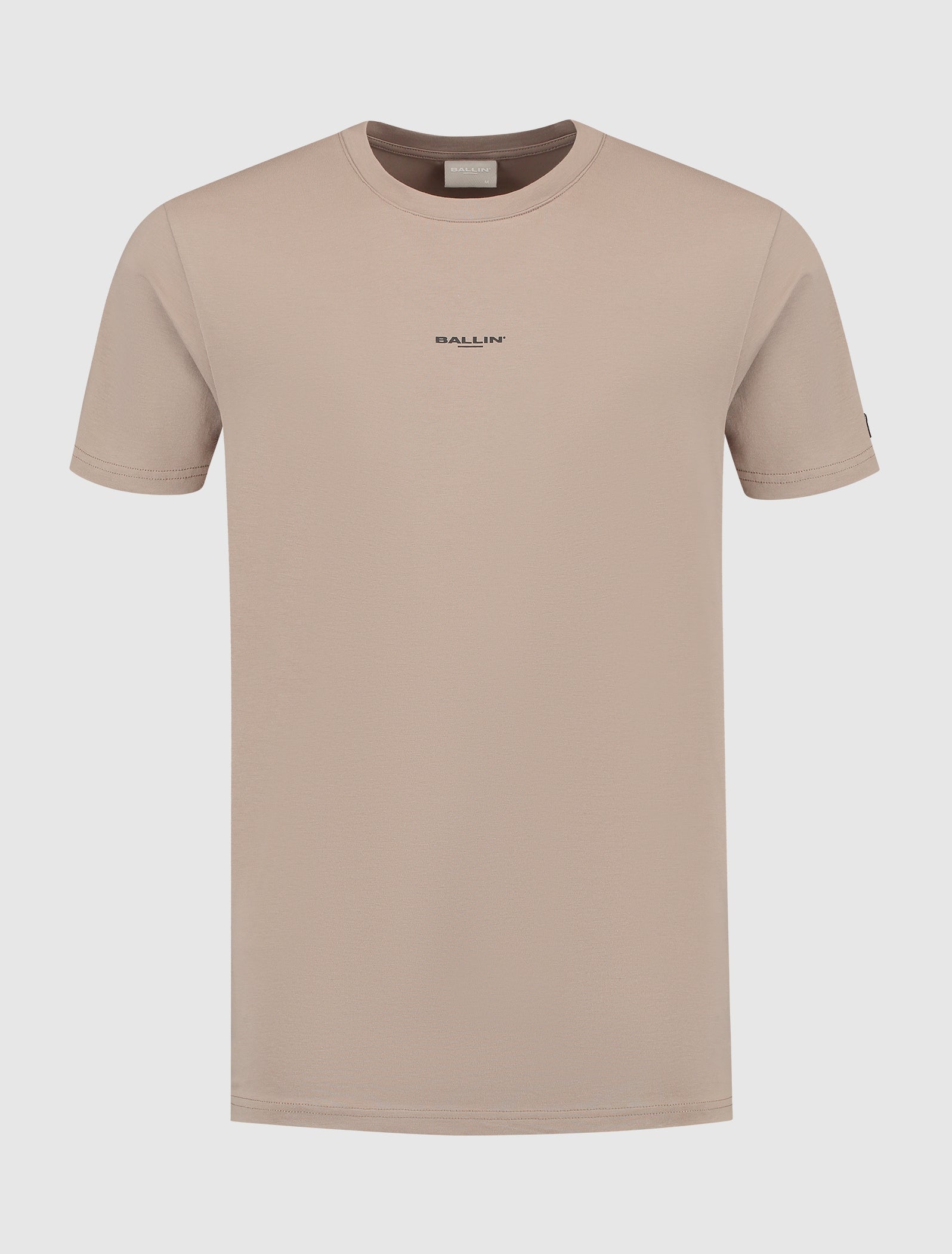 Triangular Circles Logo T-shirt | Taupe