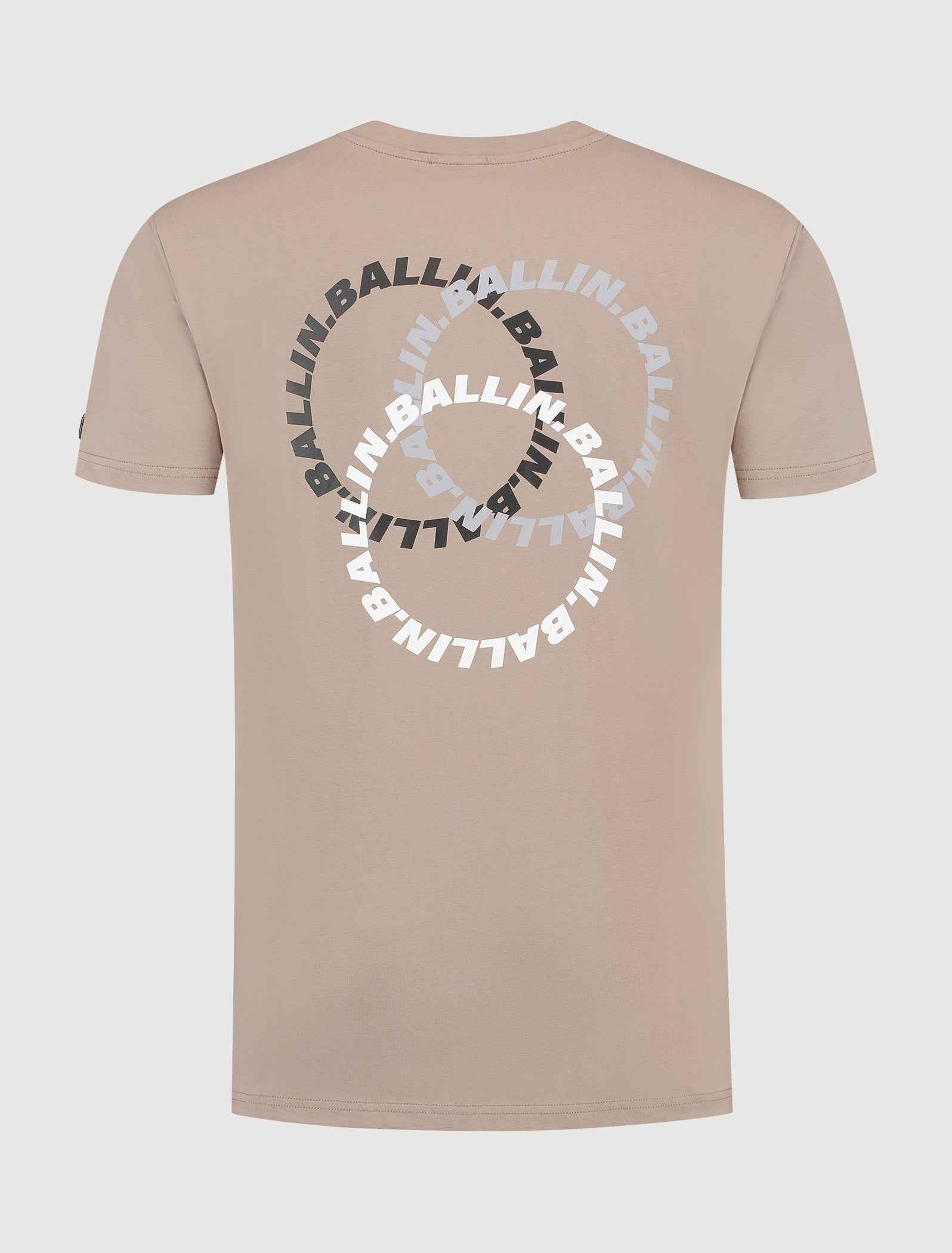 Triangular Circles Logo T-shirt | Taupe