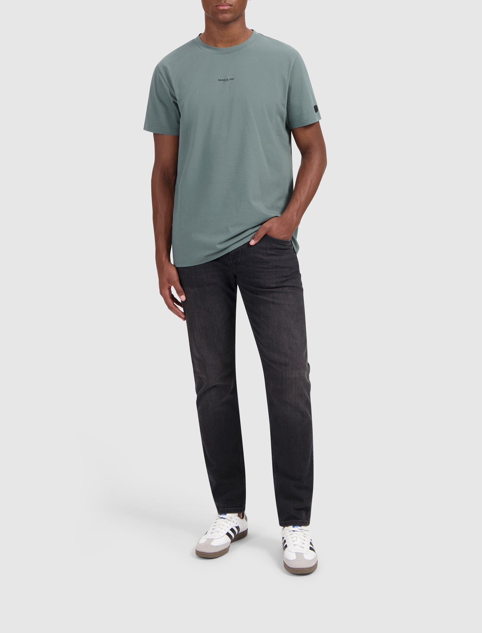 Ski Slope Cities T-shirt | Army Green