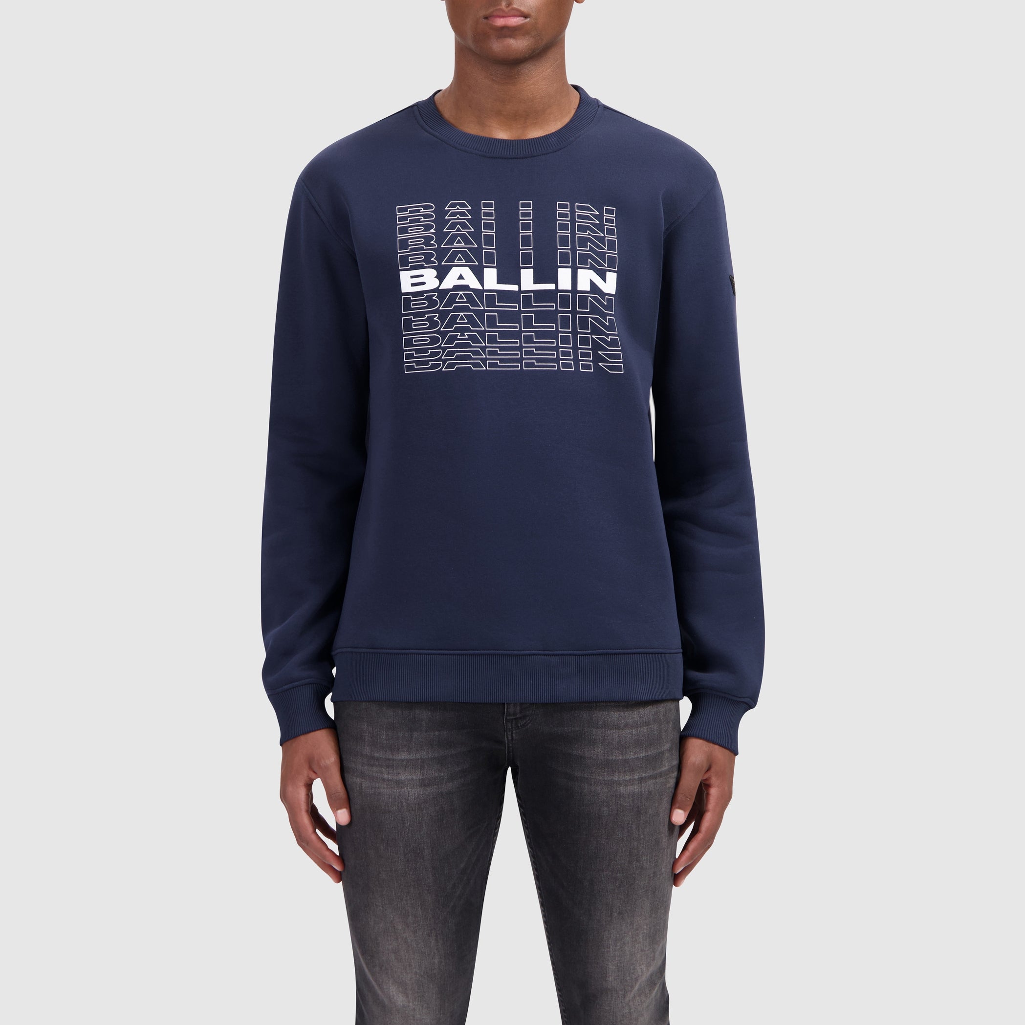Reel Word Art Sweater | Navy