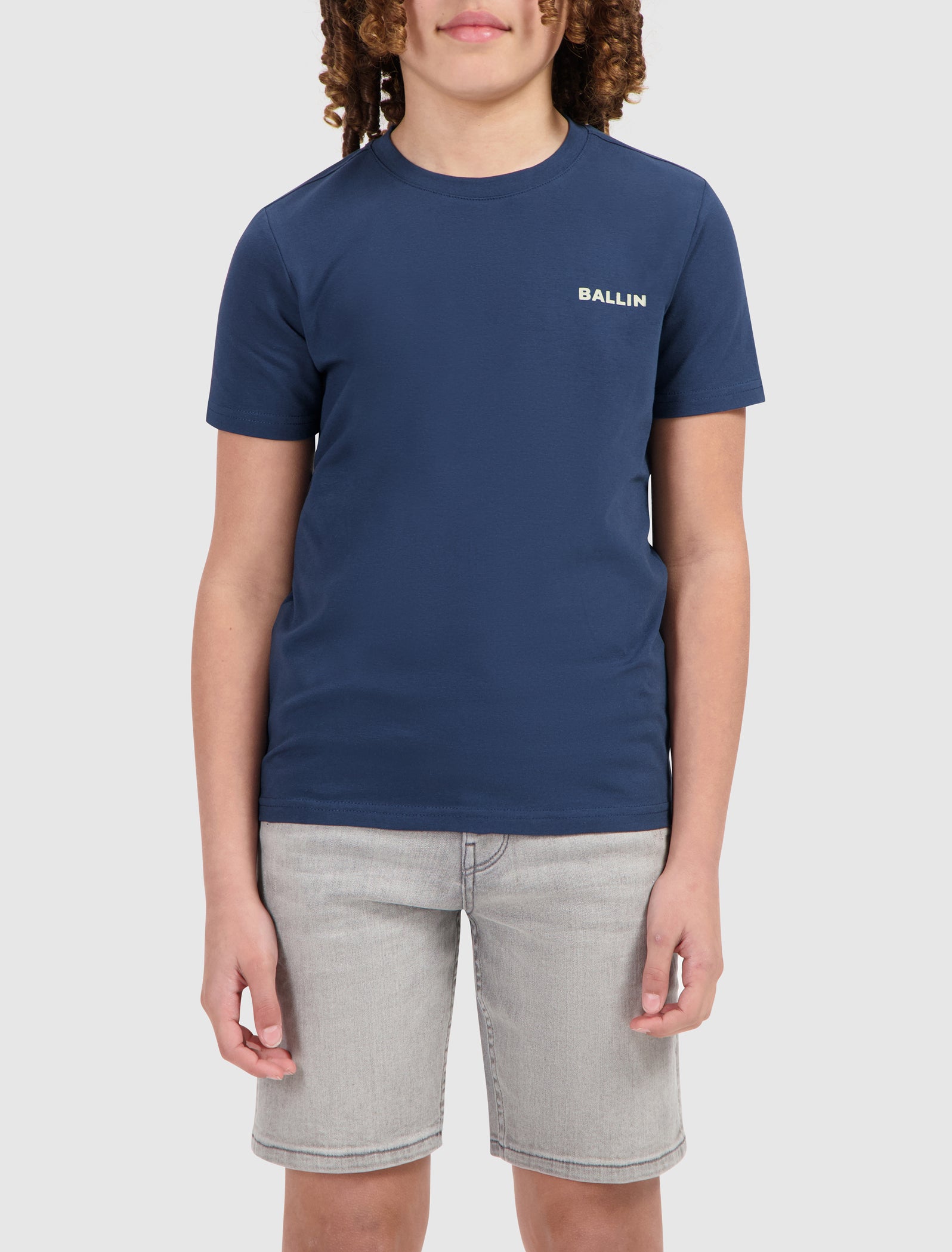 Junior Dual-tone Palm T-shirt | Navy