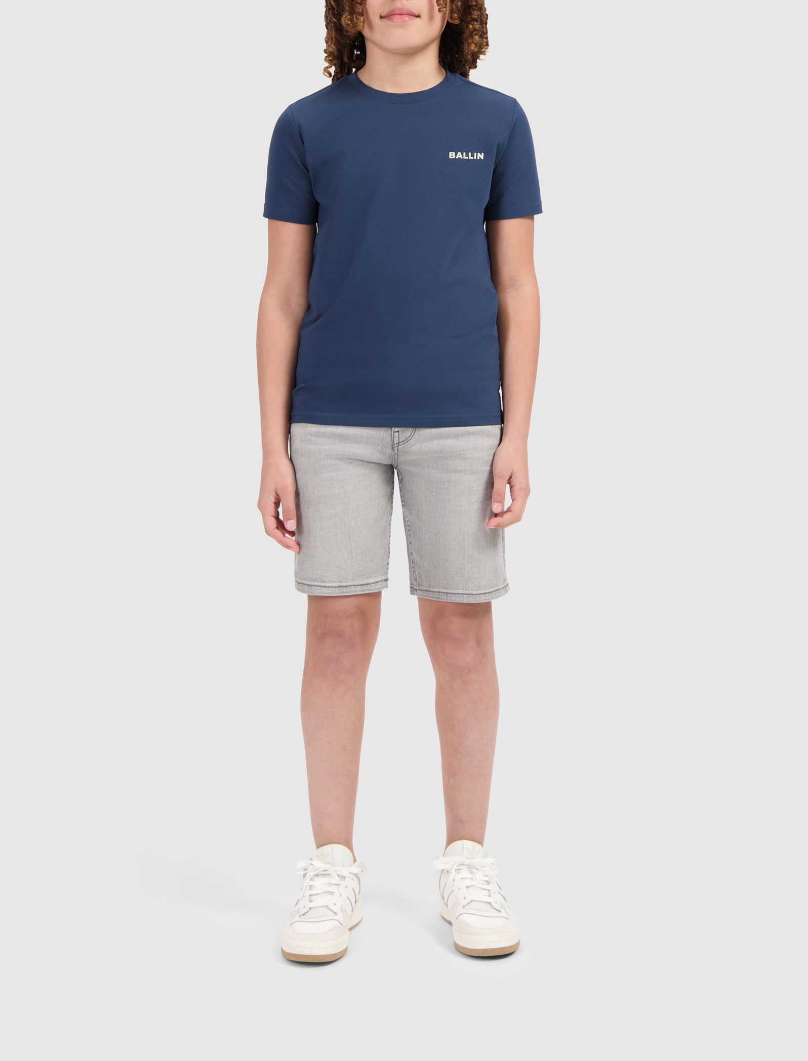 Junior Dual-tone Palm T-shirt | Navy