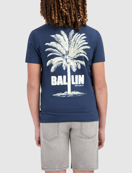 Junior Dual-tone Palm T-shirt | Navy