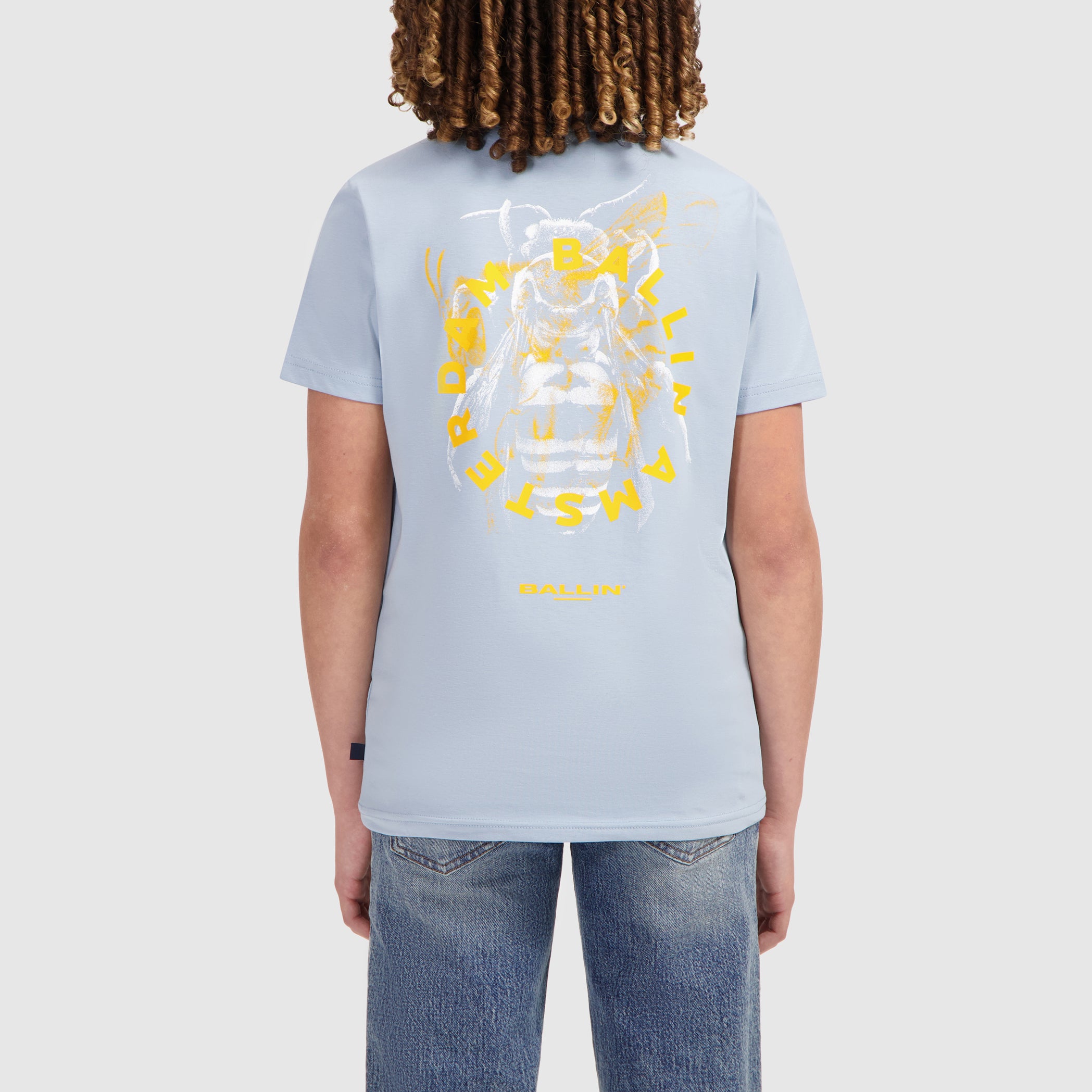 Junior The Hive T-shirt | Blue Grey