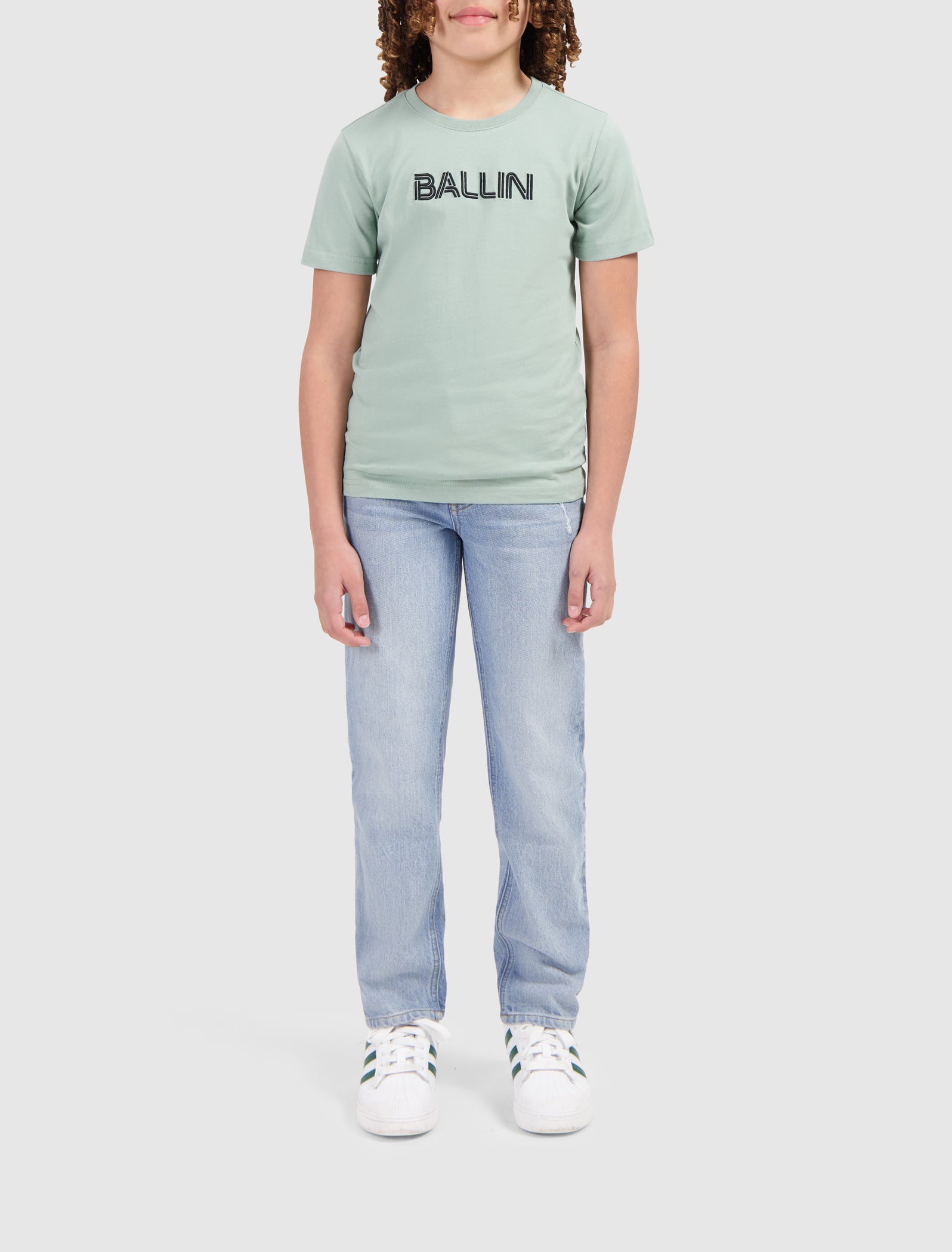 Junior Dual Line Logo T-shirt | Green