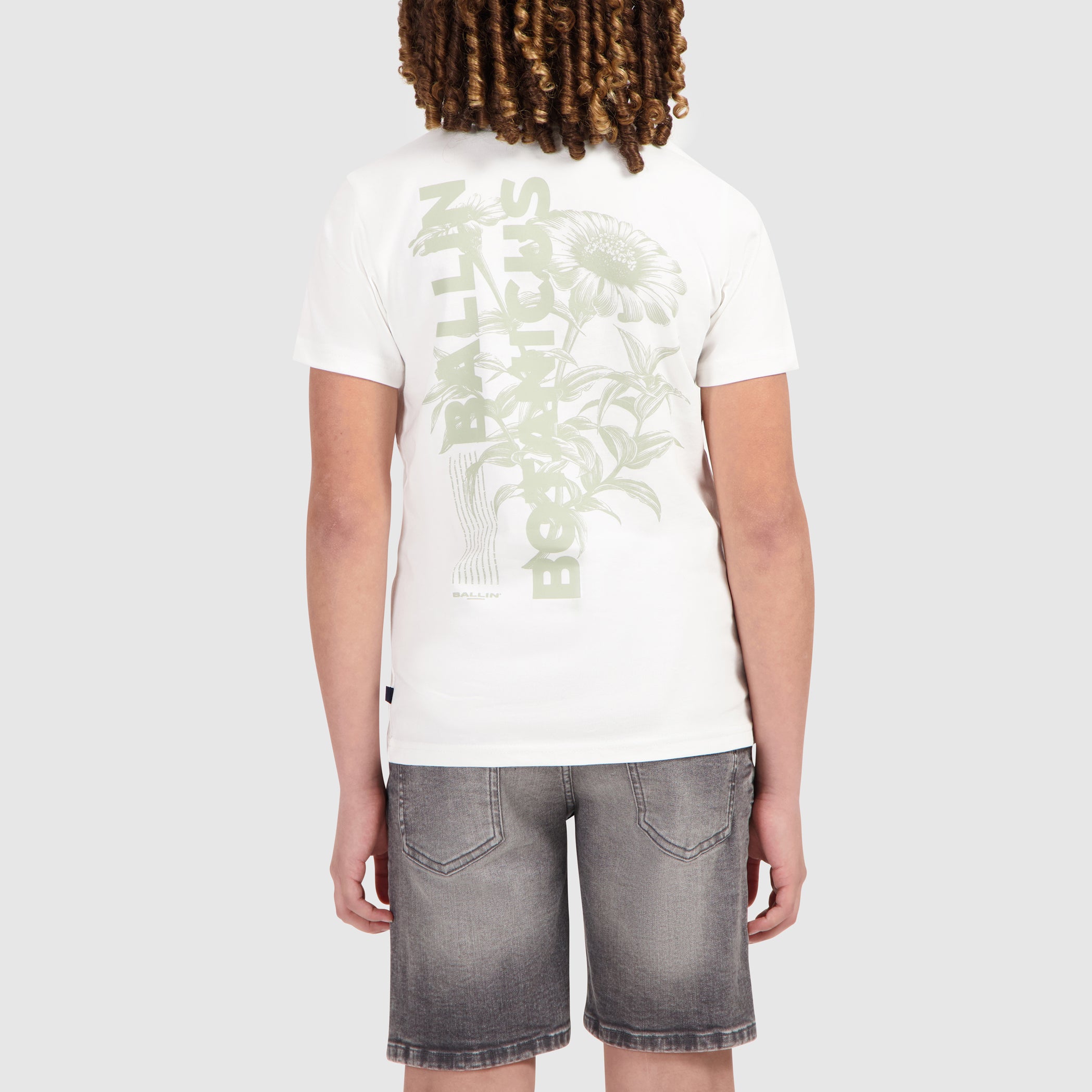 Junior Botanic Bloom T-shirt | Off White