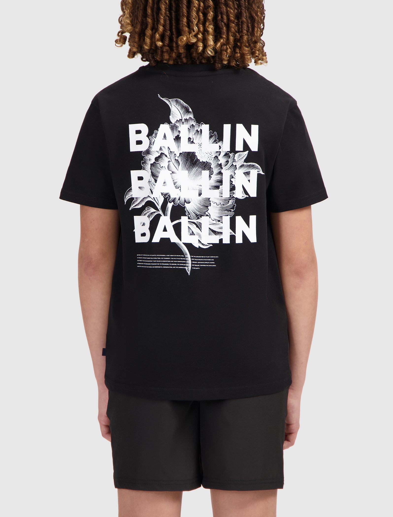 Junior Botanic Identity T-shirt | Black