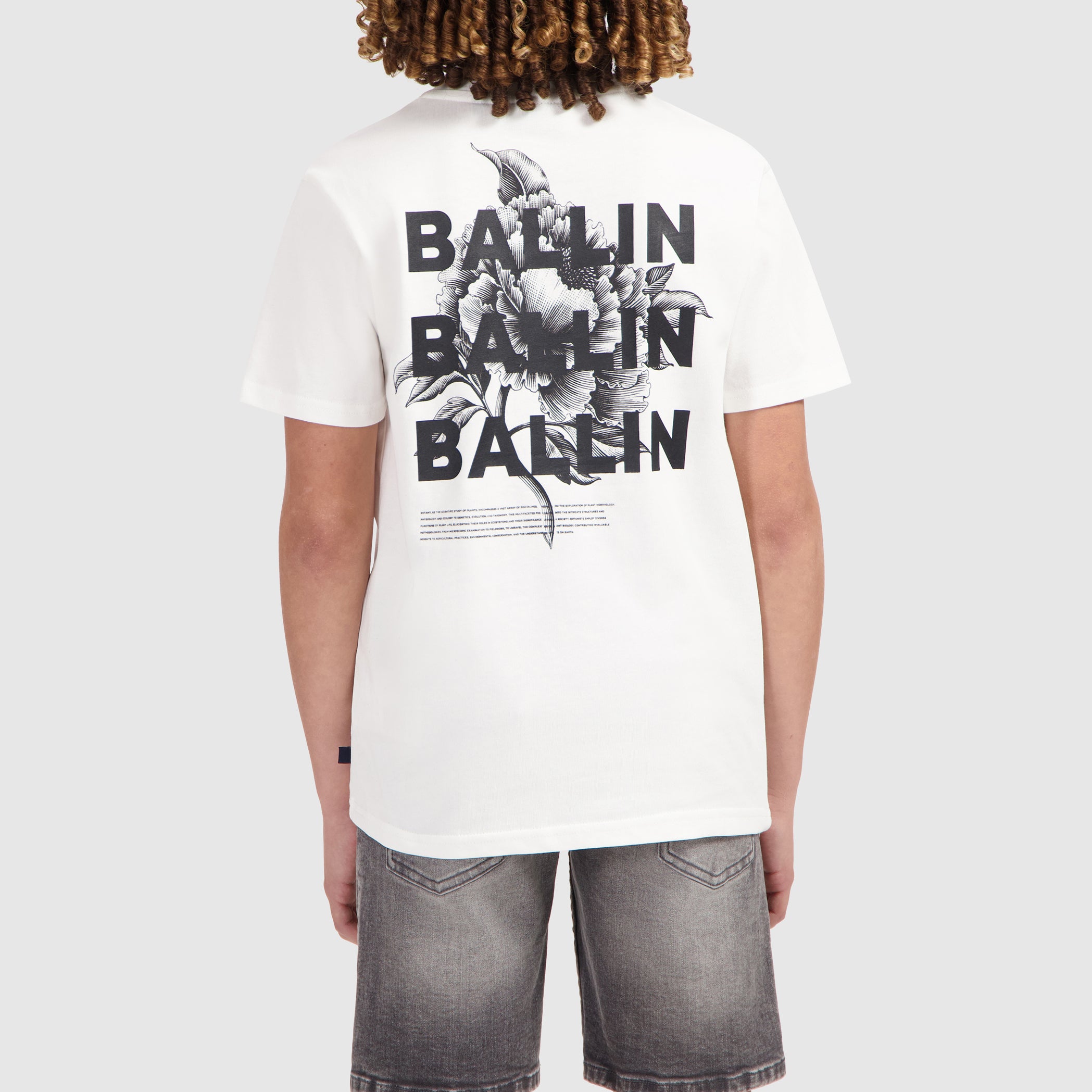 Junior Botanic Identity T-shirt | Off White