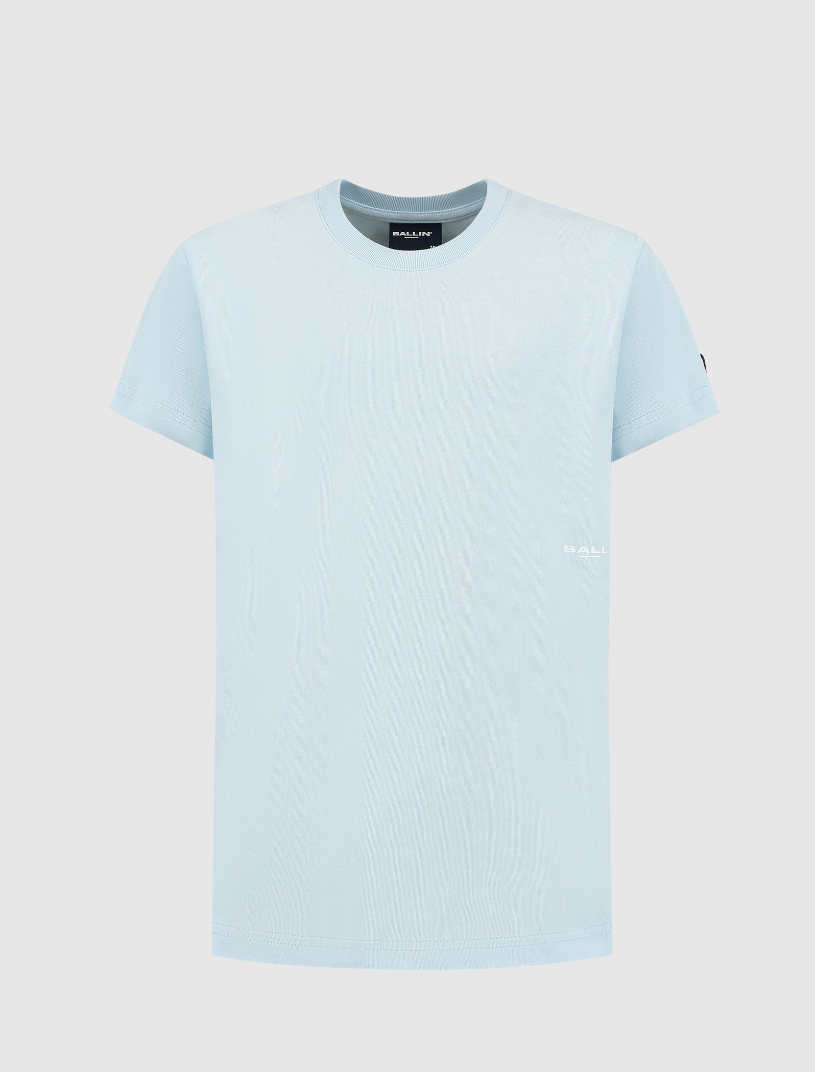 Junior Floral Initial T-shirt | Light Blue