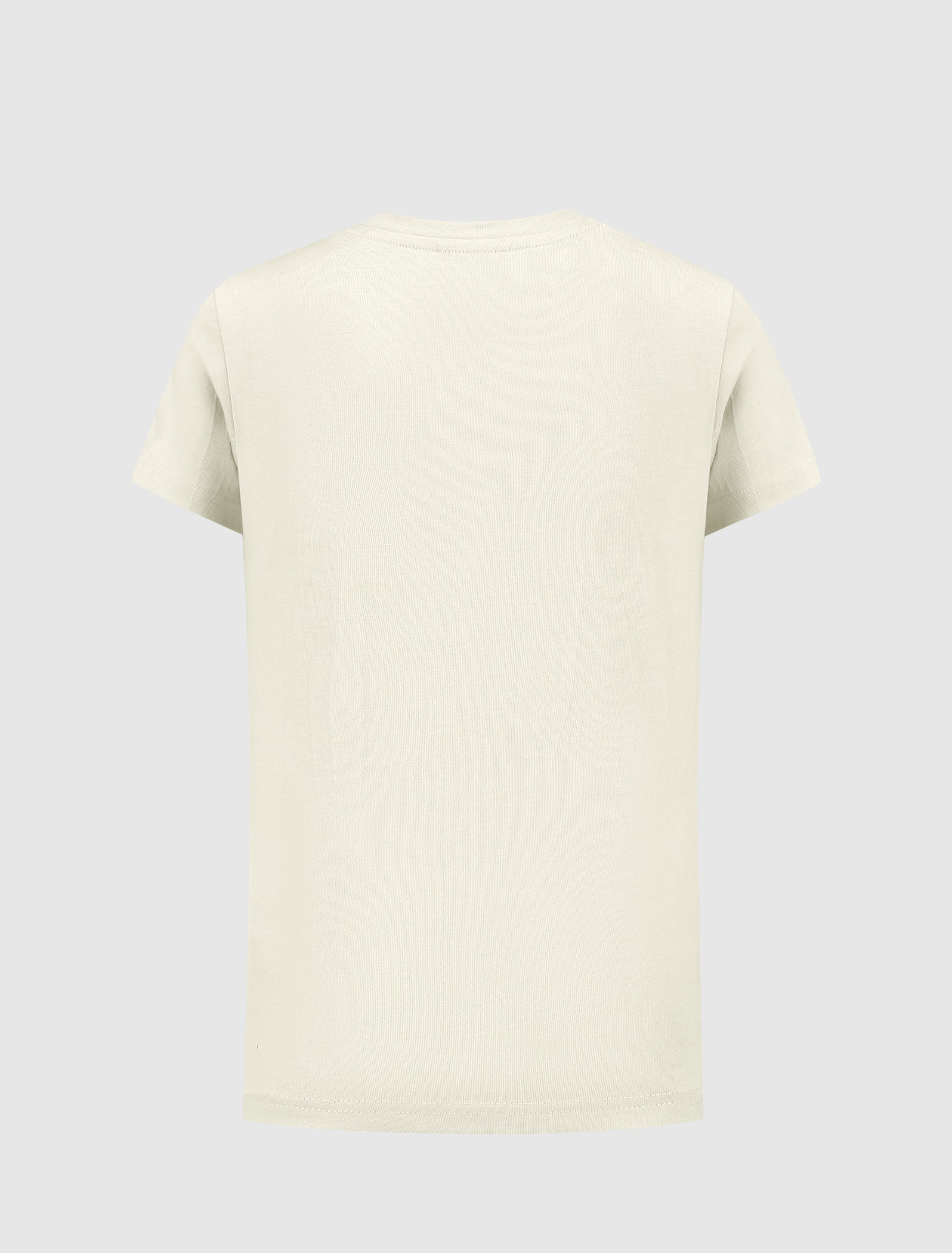 Junior Flocked Logo Frame T-shirt | Sand