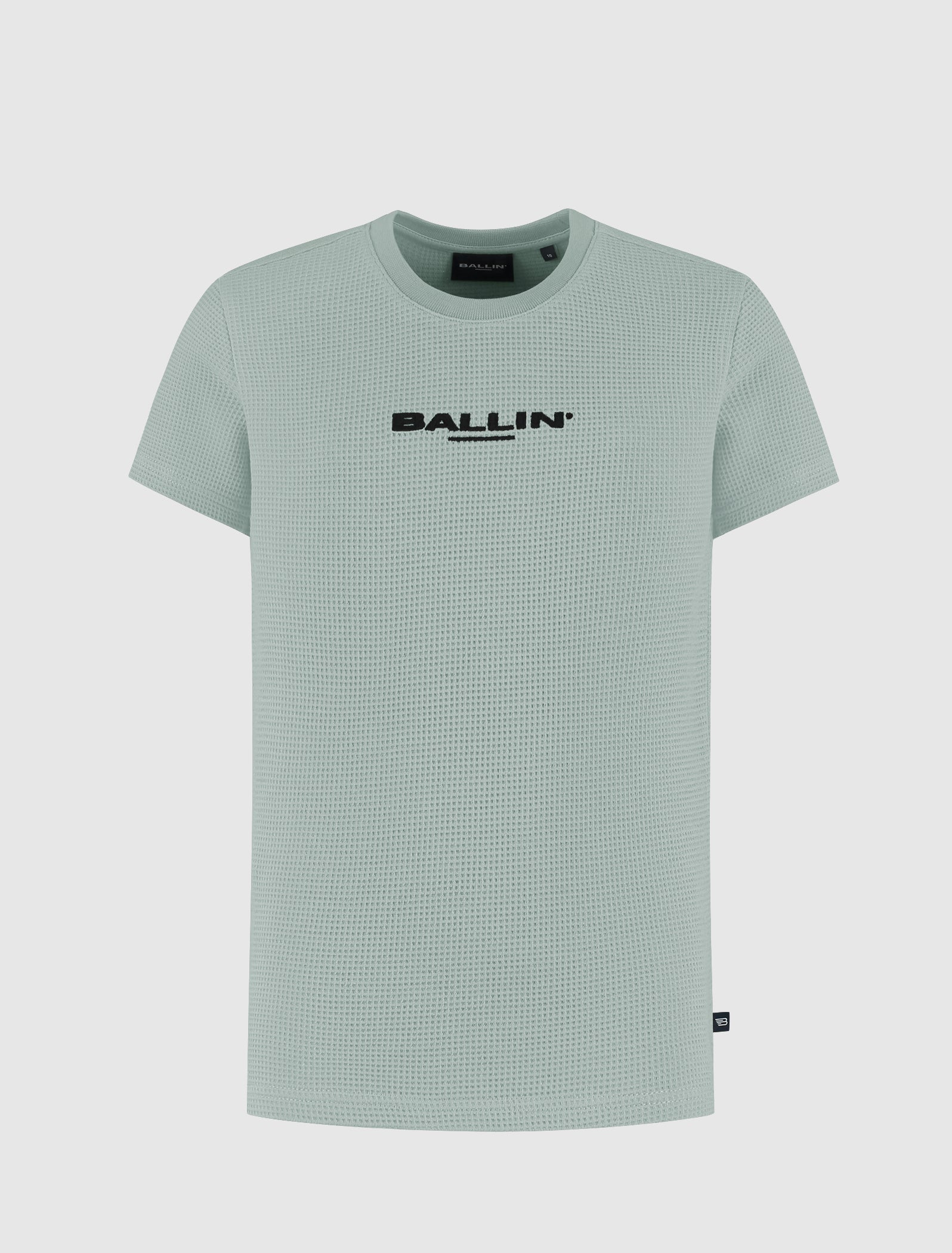 Junior Waffle Embroidery T-shirt | Green