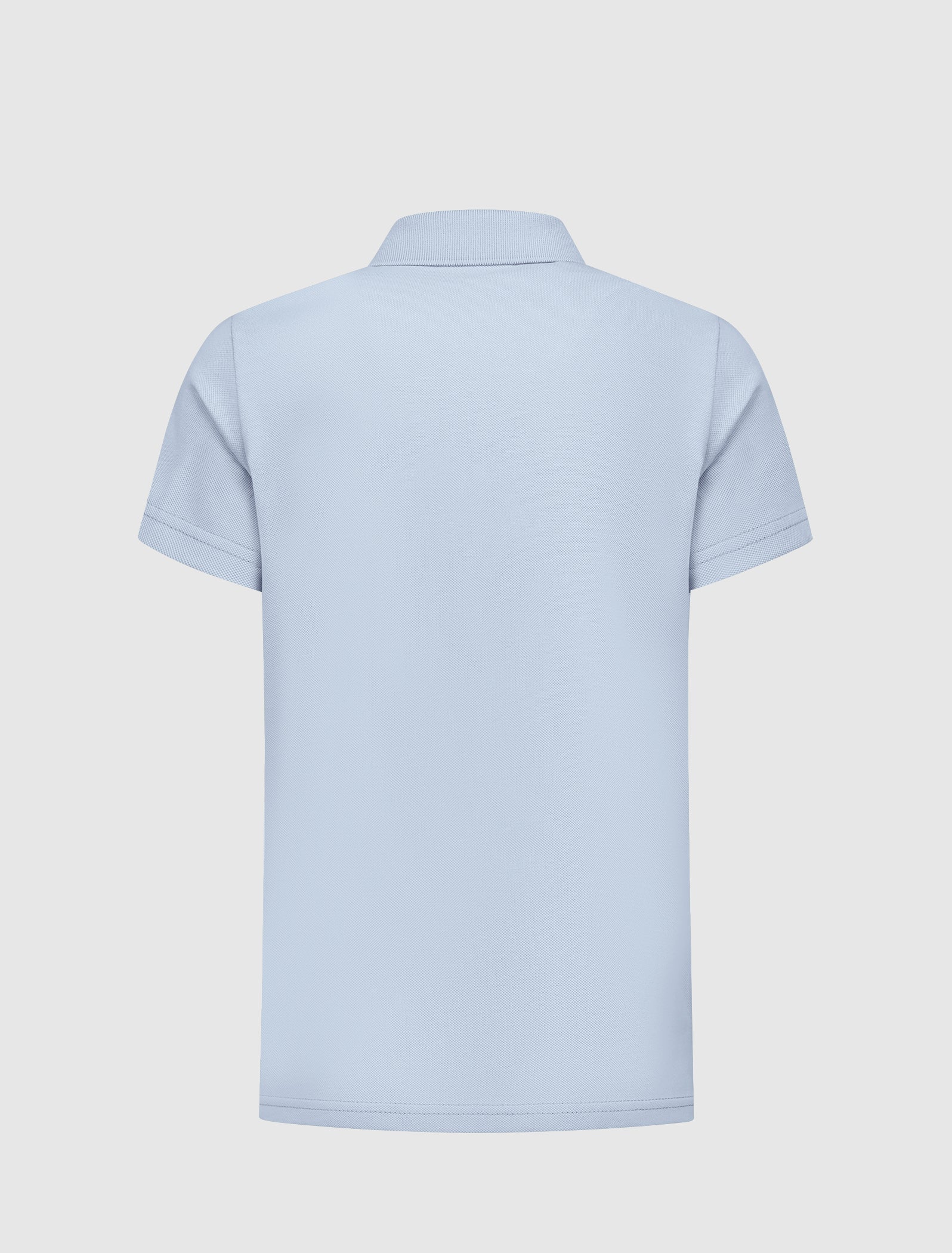 Junior Piqué Logo Polo | Blue Grey