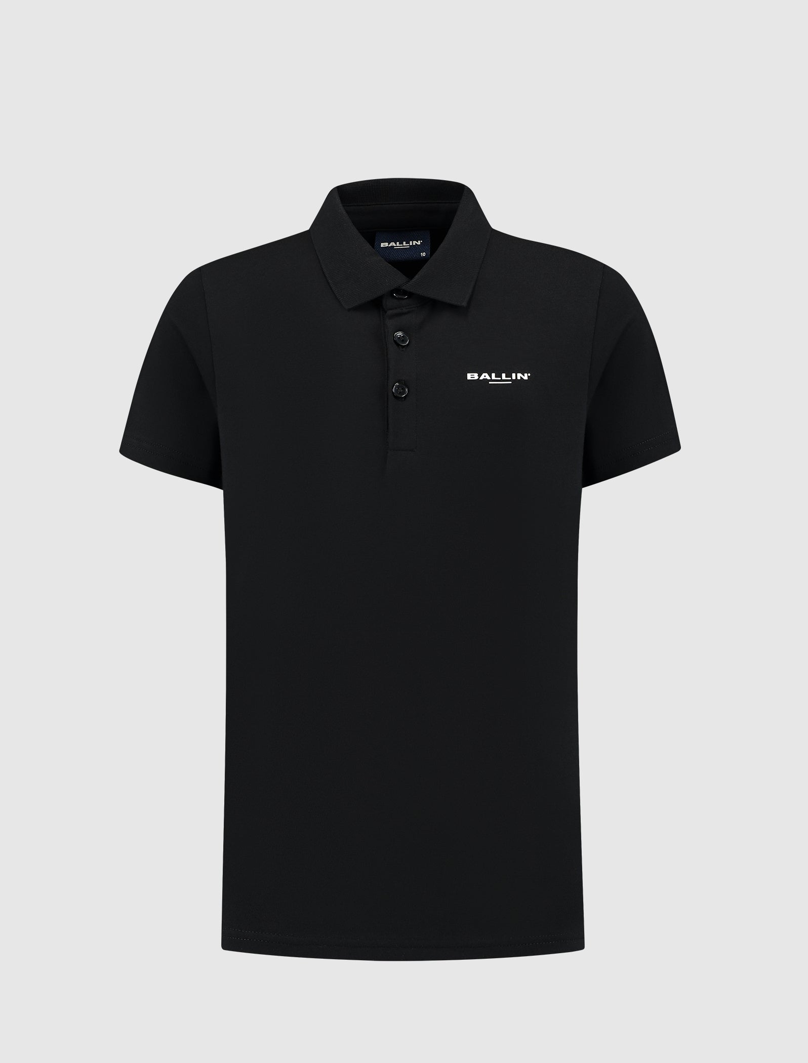 Junior Jersey Logo Polo | Black