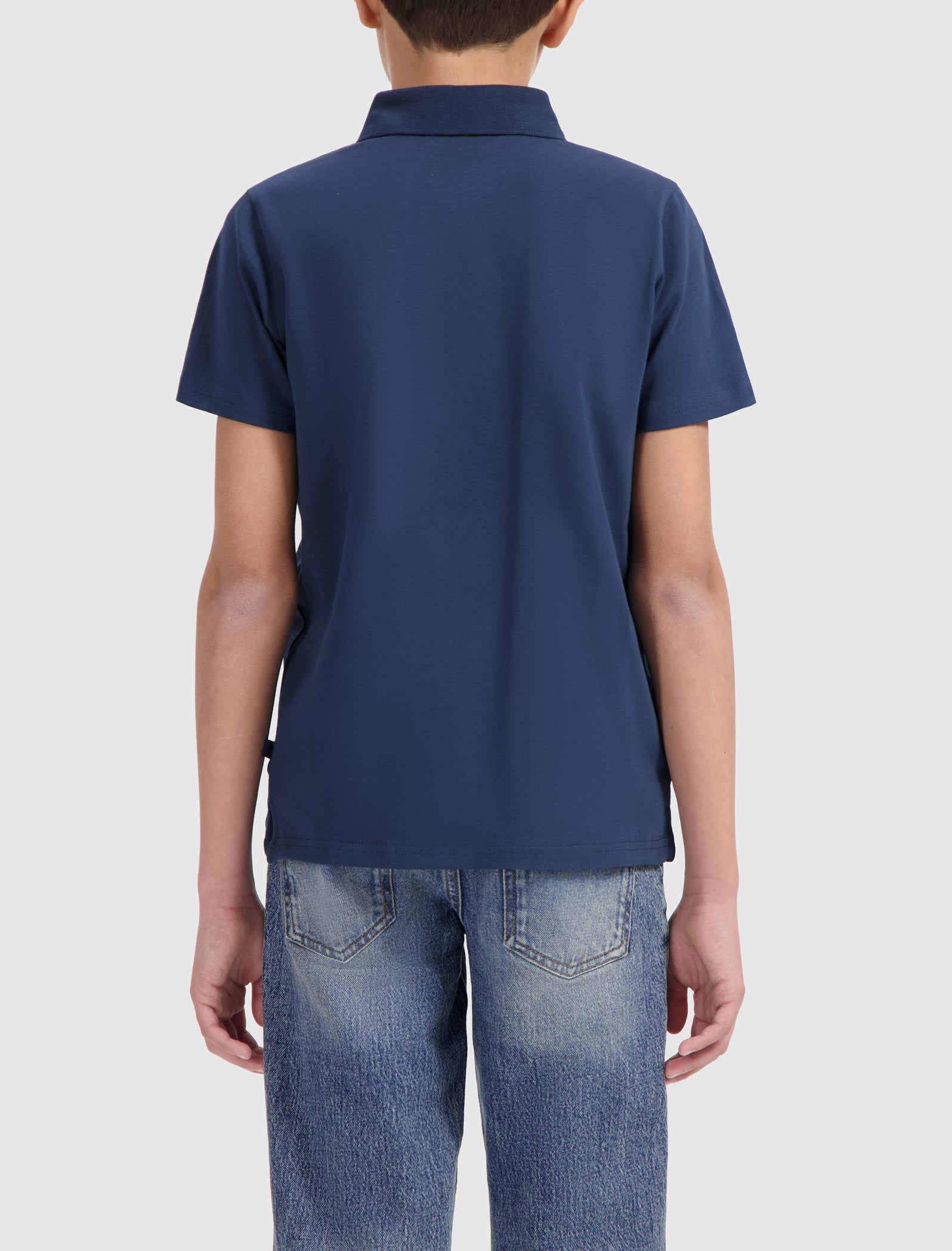 Junior Jersey Logo Polo | Navy