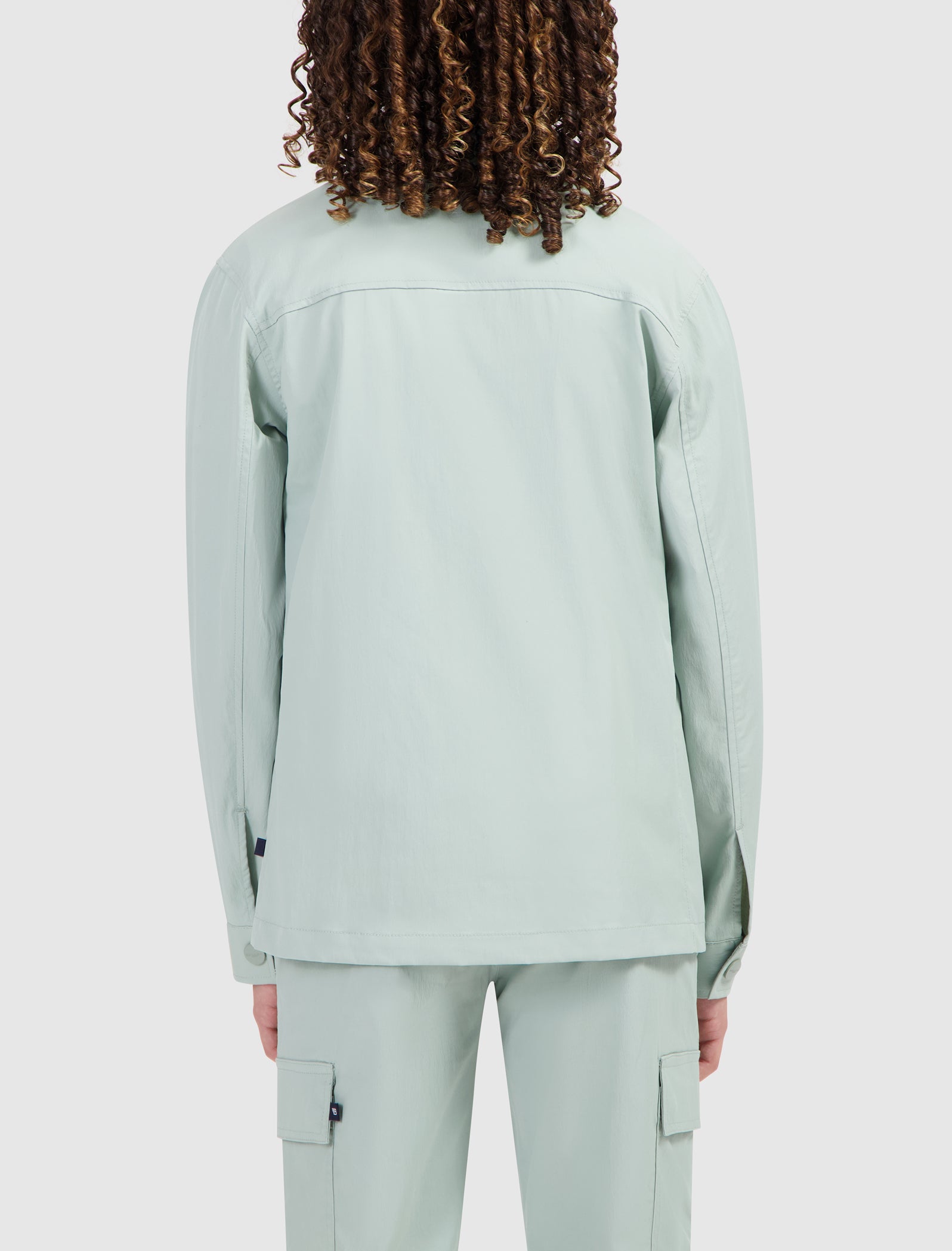 Junior Utility Zip-Up Shirt | Green