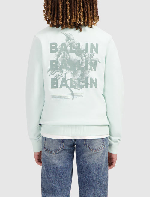 Junior Botanic Identity Sweater | Light Green