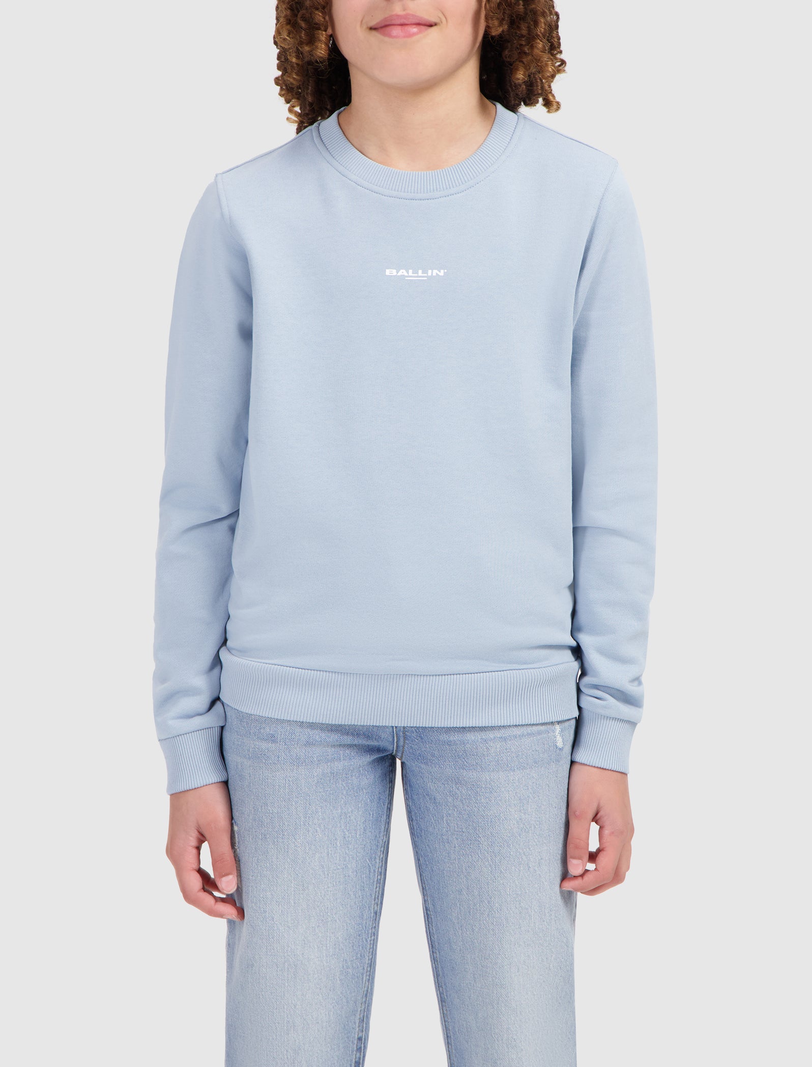 Junior The Hive Sweater | Blue Grey