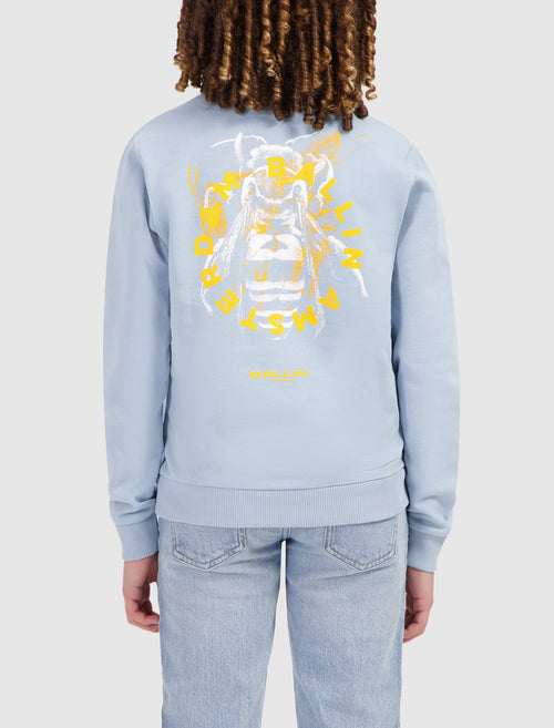 Junior The Hive Sweater | Blue Grey