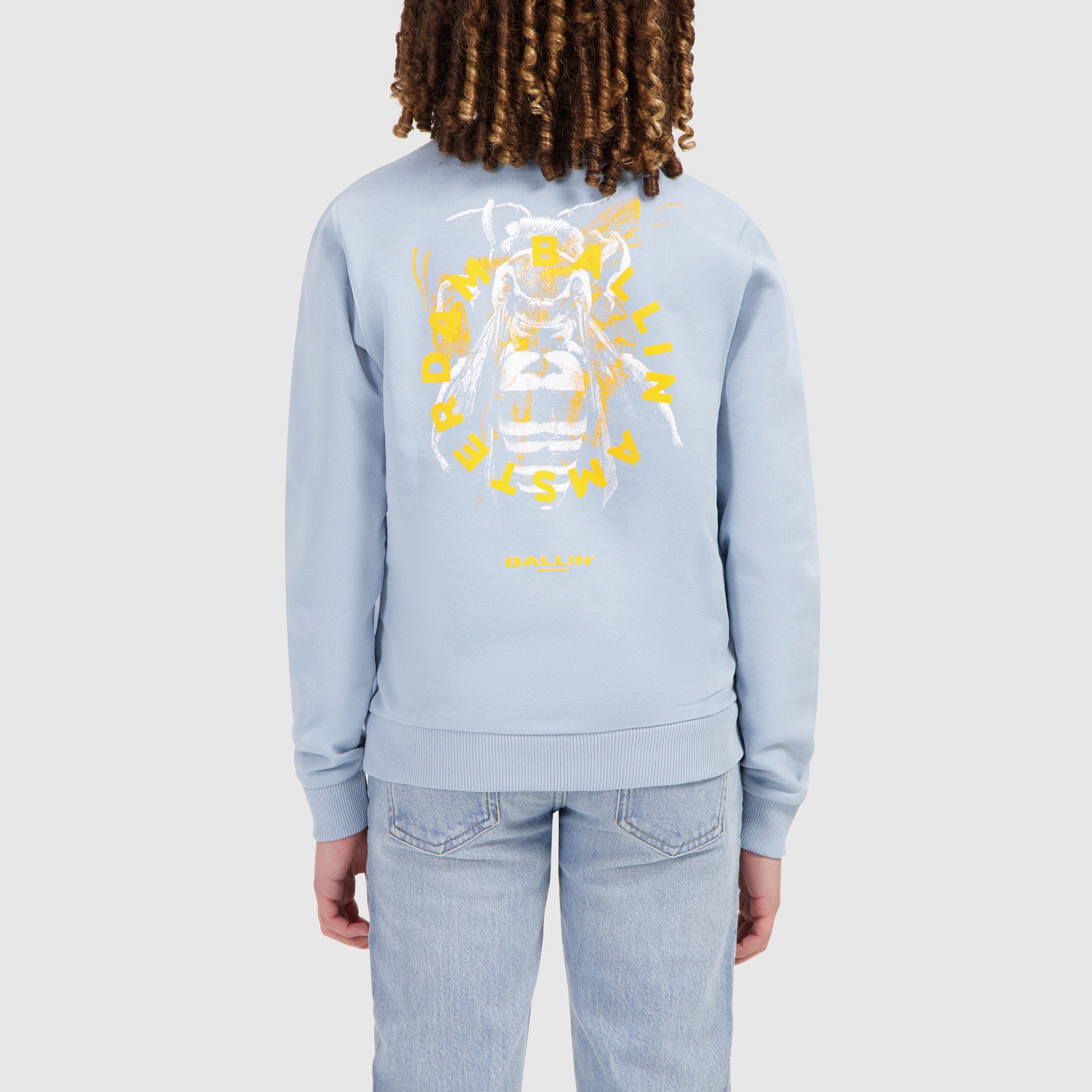 Junior The Hive Sweater | Blue Grey