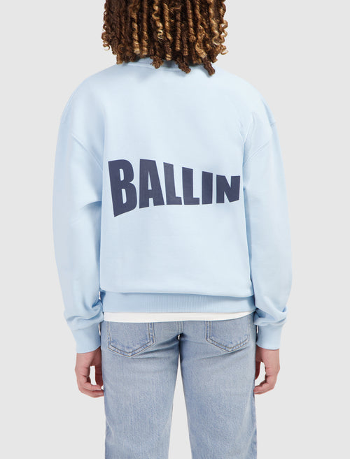 Junior Logo Flag Sweater | Light Blue
