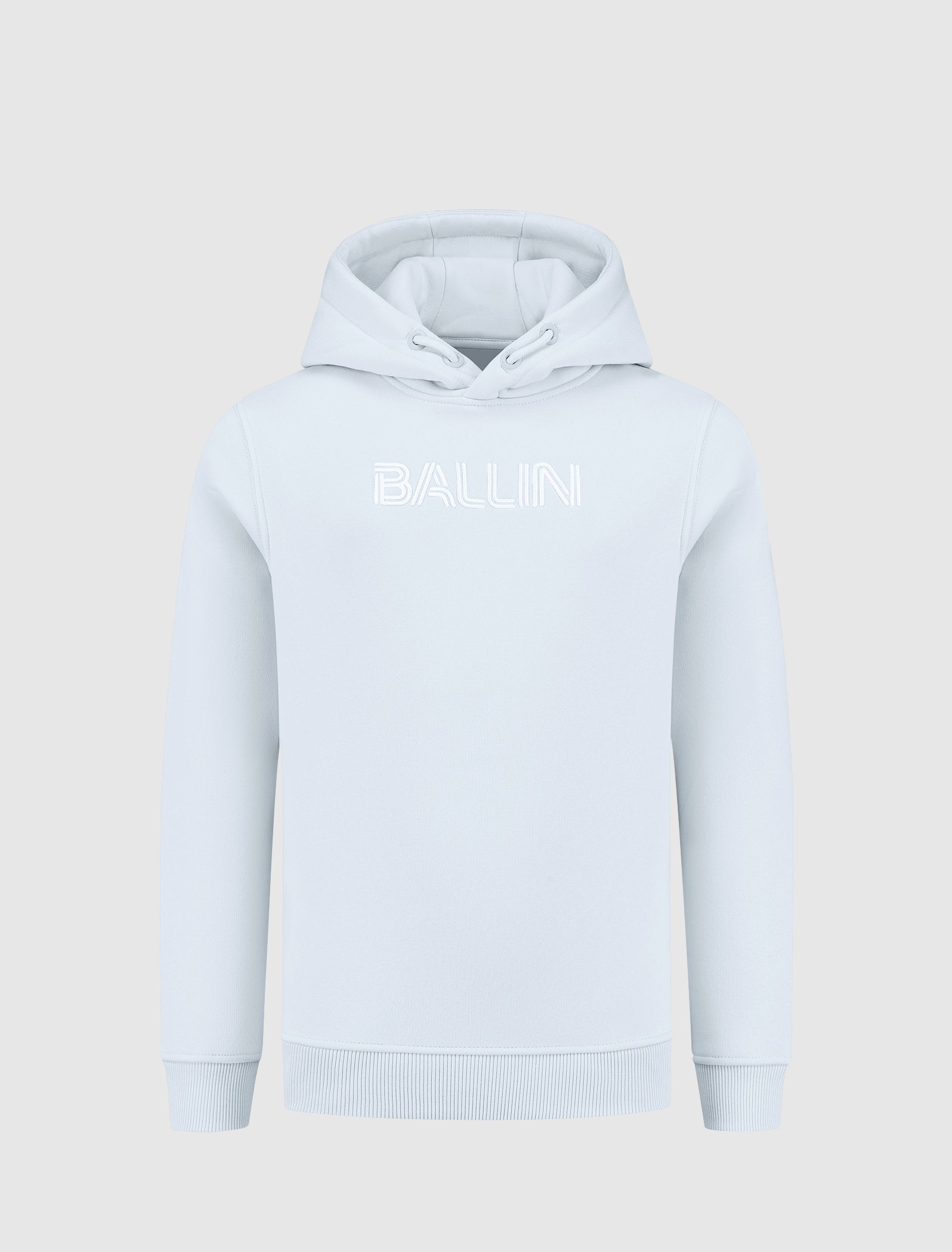 Junior Dual Line Logo Hoodie | Light Blue