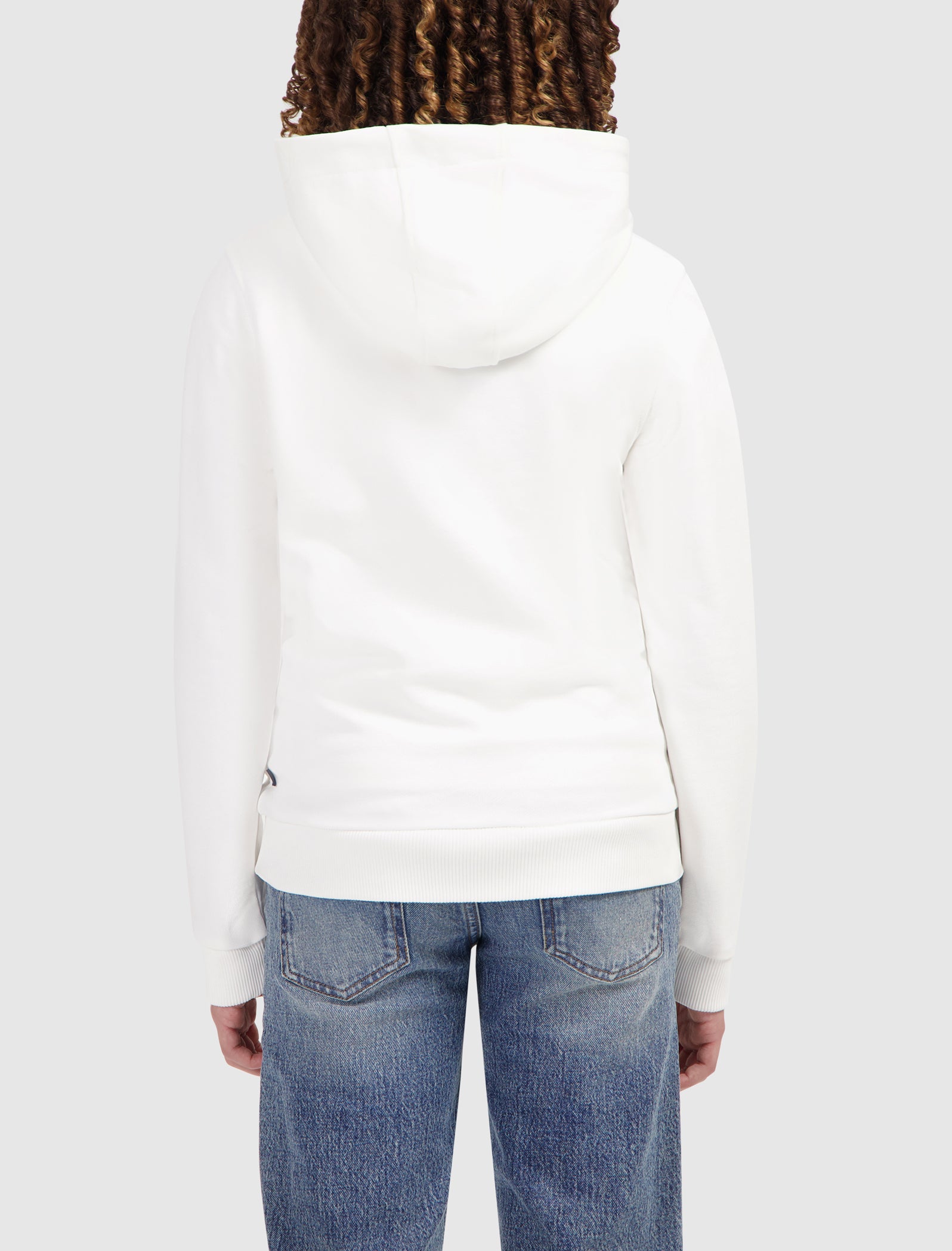 Junior Dual Line Logo Hoodie | Off White