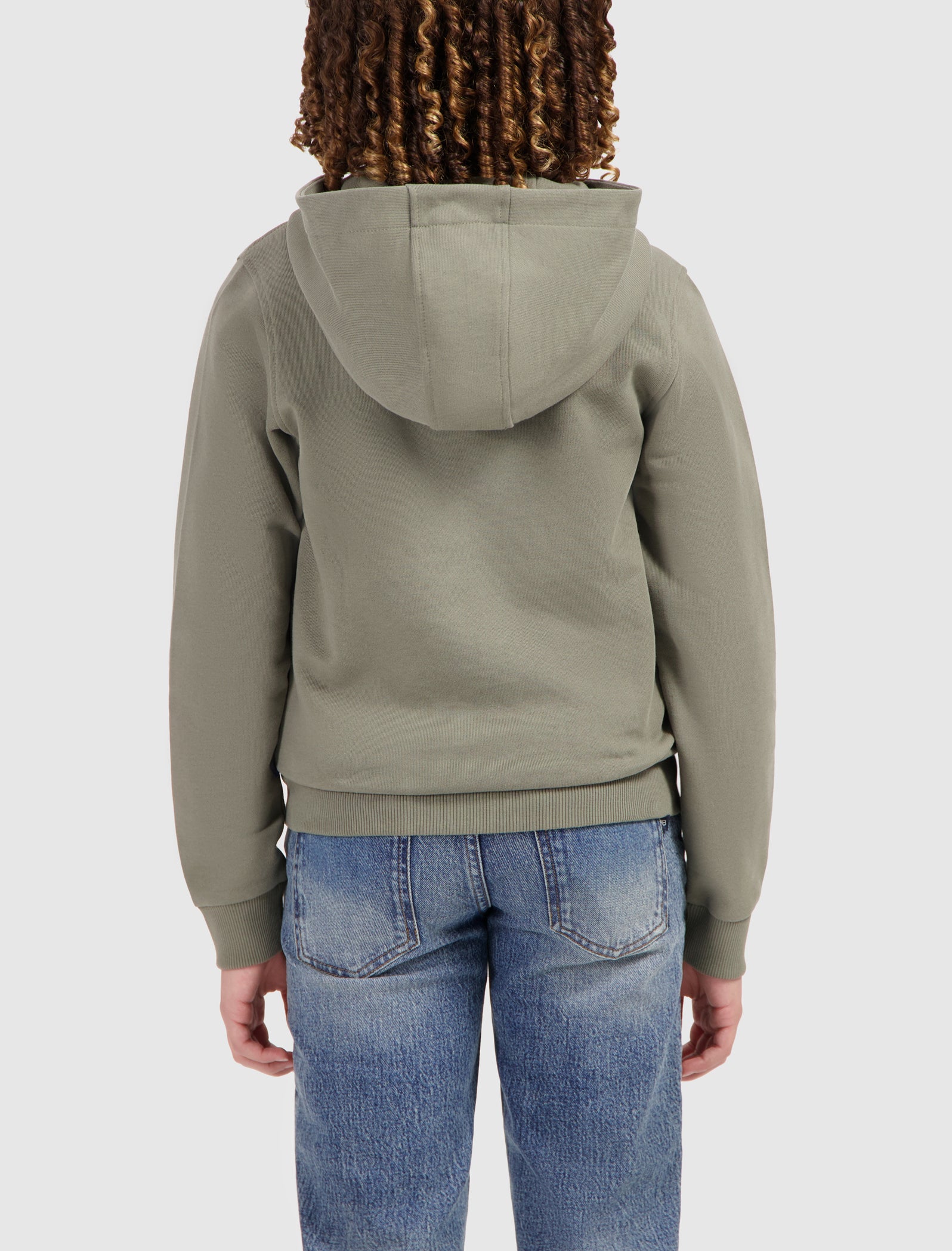 Junior Full-zip Logo Hoodie | Dark Army