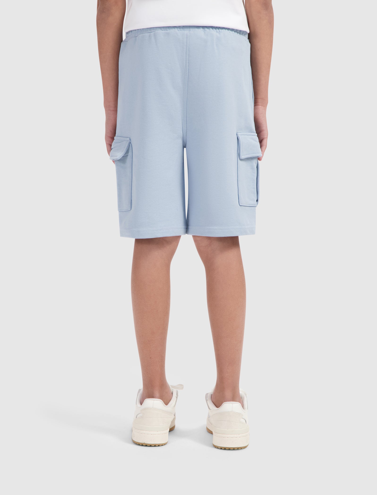 Junior Cargo Logo Sweatshorts | Blue Grey