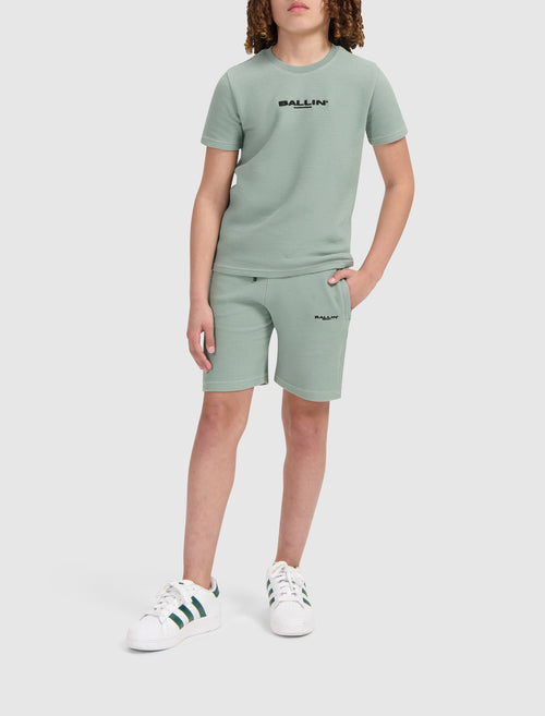 Junior Waffle Logo Sweatshorts | Green