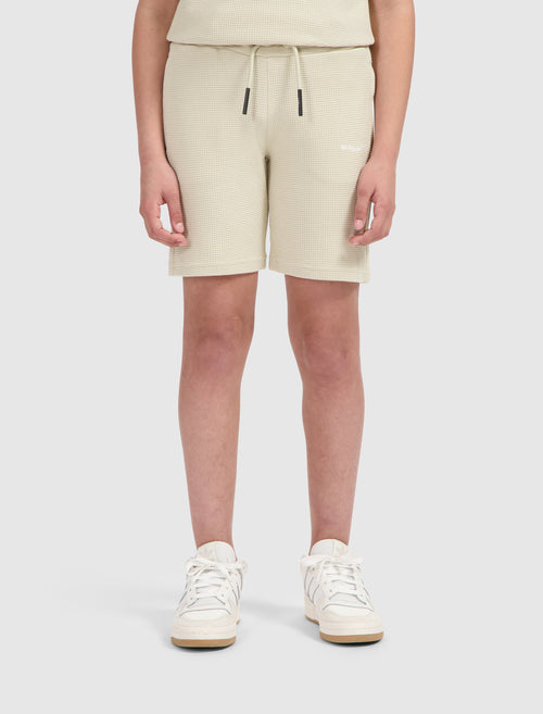 Junior Waffle Logo Sweatshorts | Sand