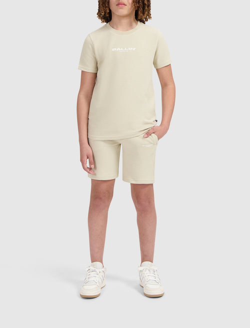 Junior Waffle Logo Sweatshorts | Sand