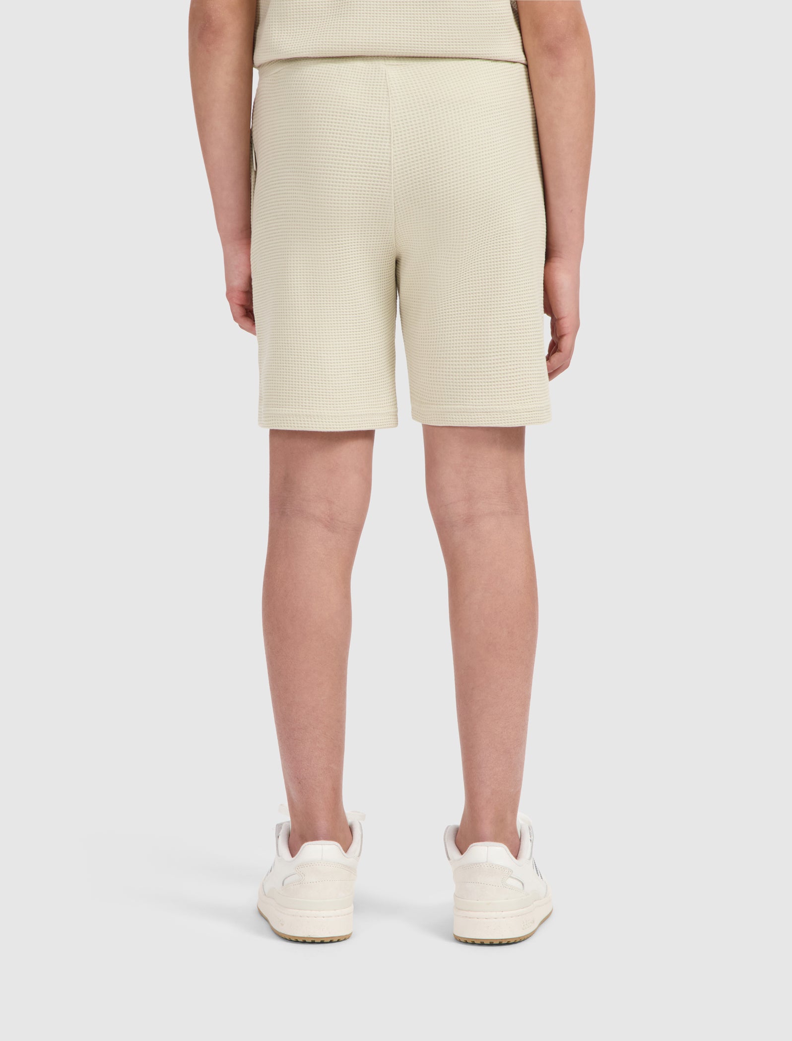 Junior Waffle Logo Sweatshorts | Sand