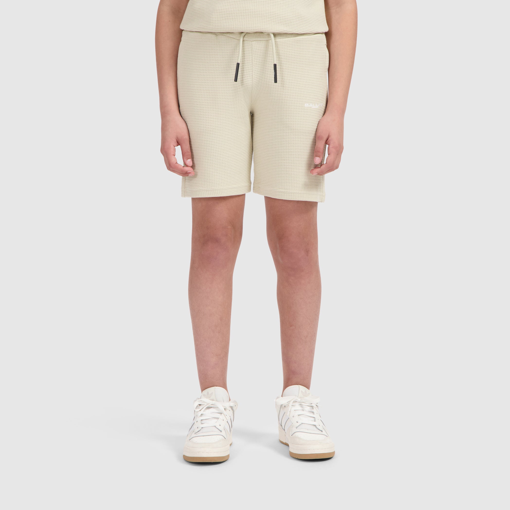 Junior Waffle Logo Sweatshorts | Sand