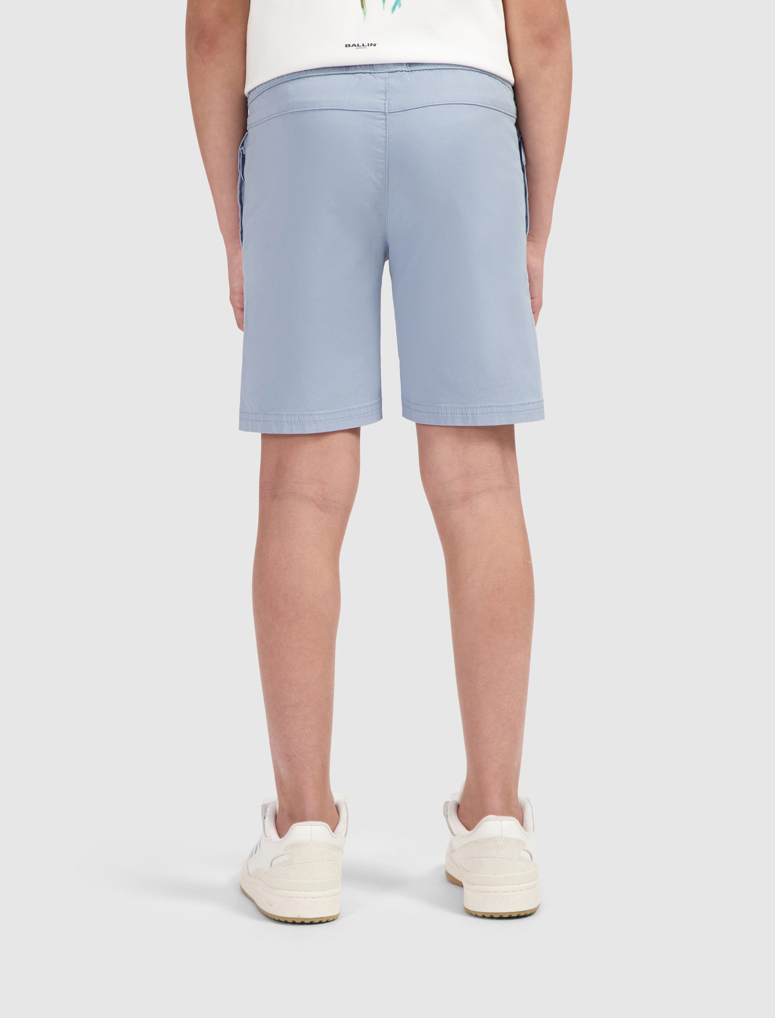 Junior Icon Garment Dye Shorts | Blue Grey
