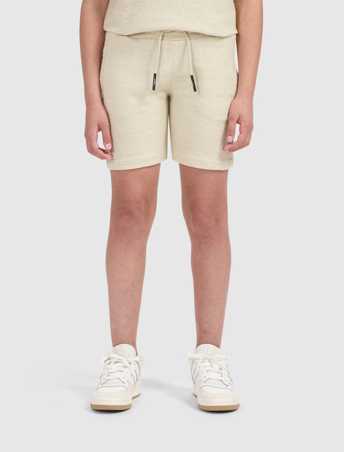 Junior Icon Bouclé Shorts | Sand