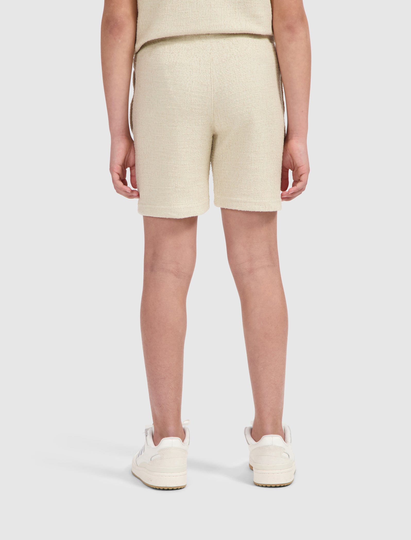 Junior Icon Bouclé Shorts | Sand