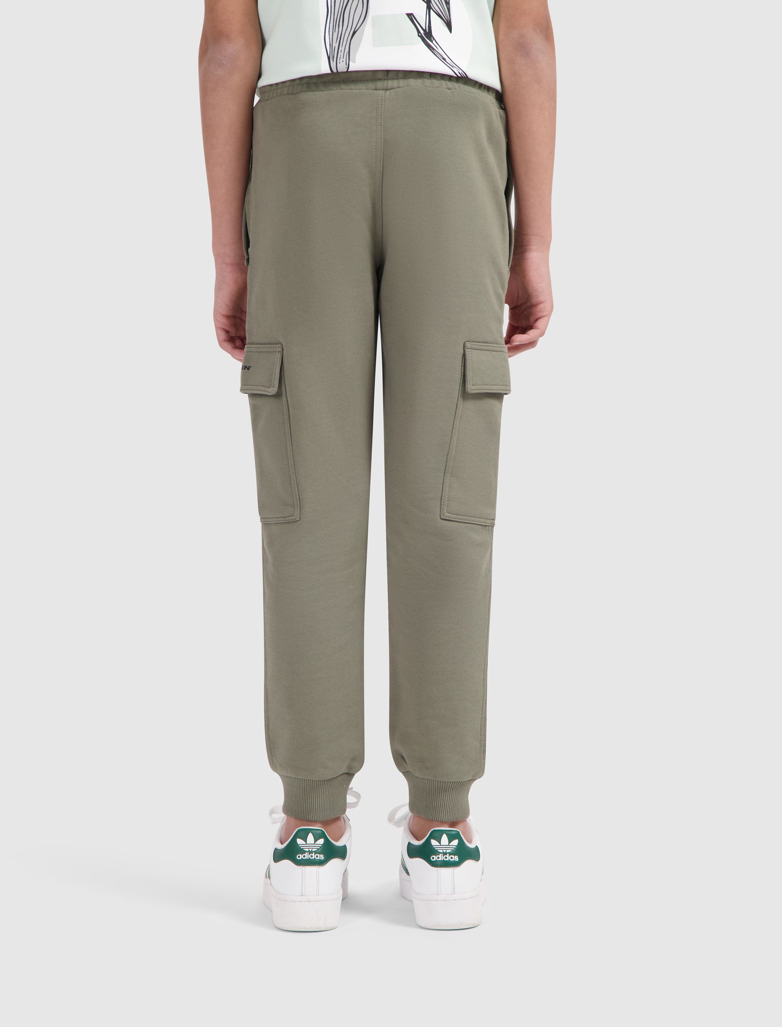 Junior Cargo Logo Sweatpants | Dark Army