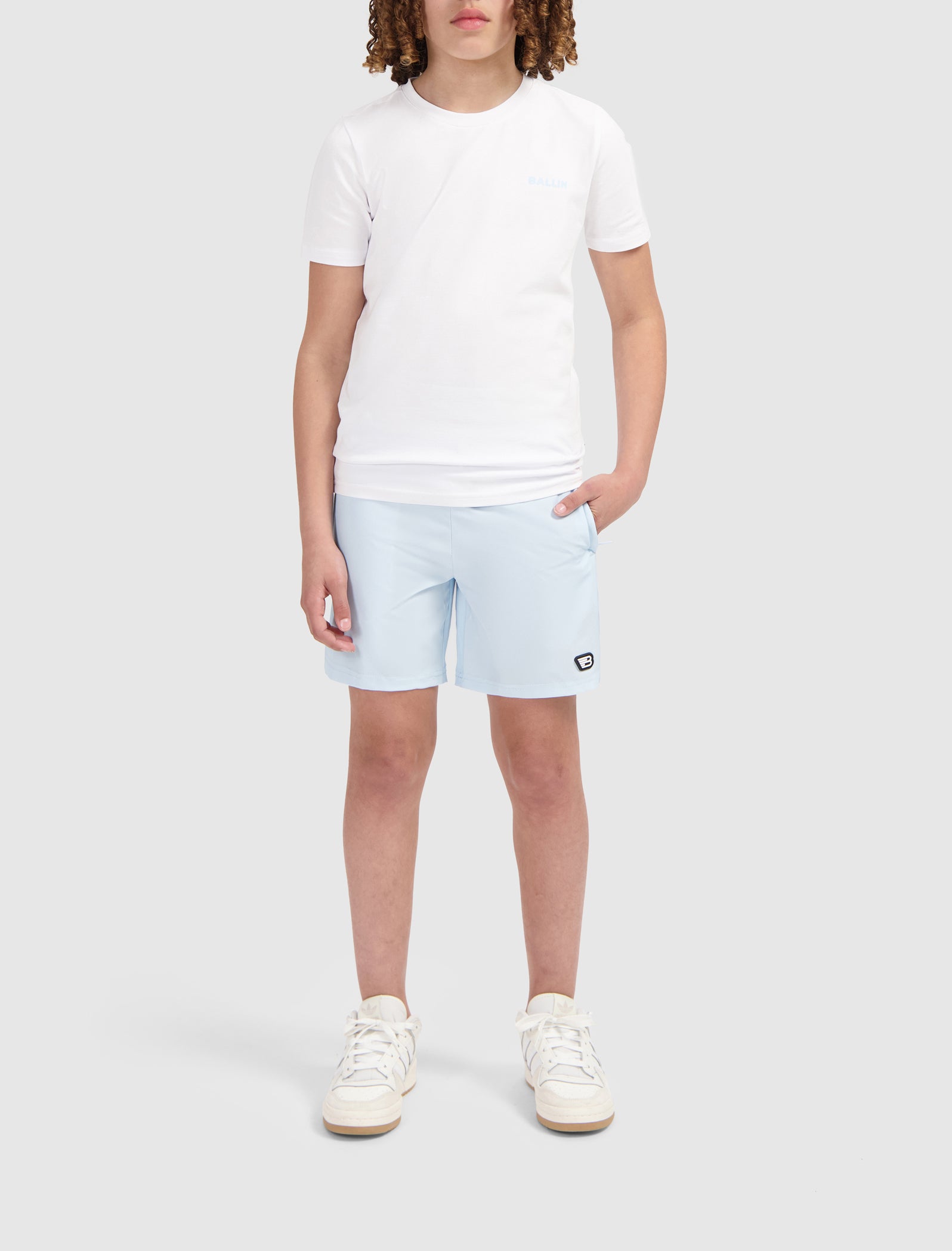 Junior Icon Swim Shorts | Light Blue