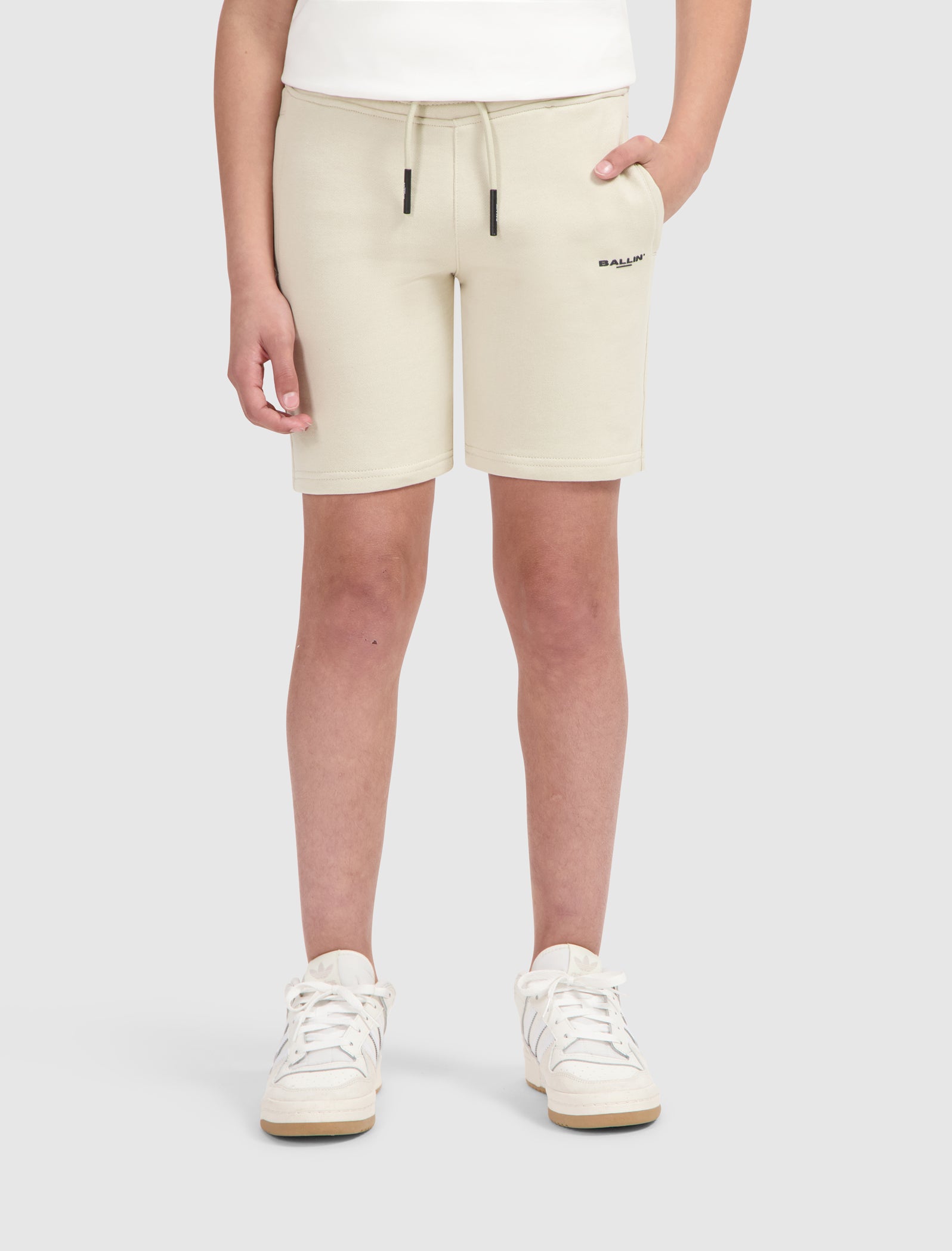 Junior Icon Sweatshorts | Sand