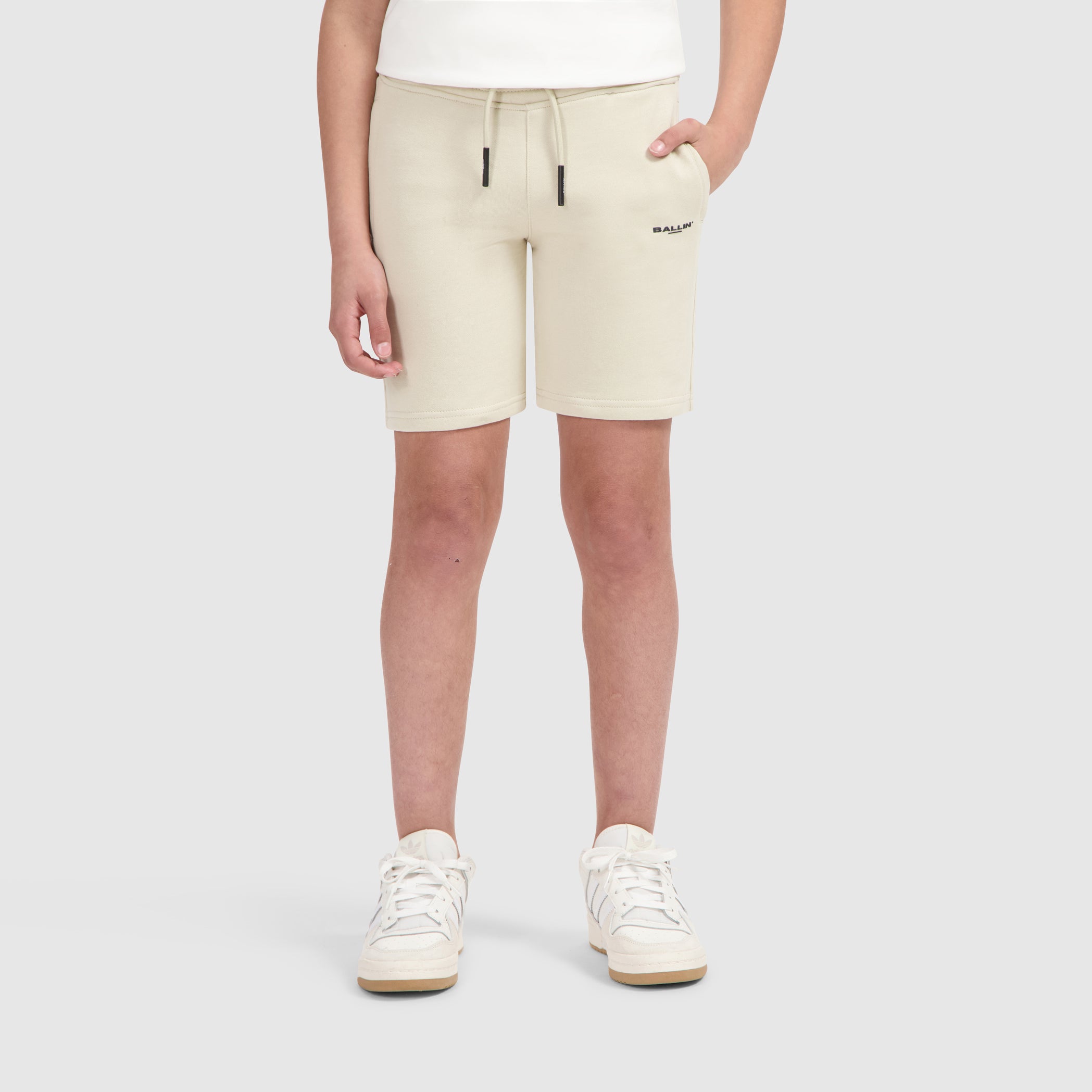 Junior Icon Sweatshorts | Sand