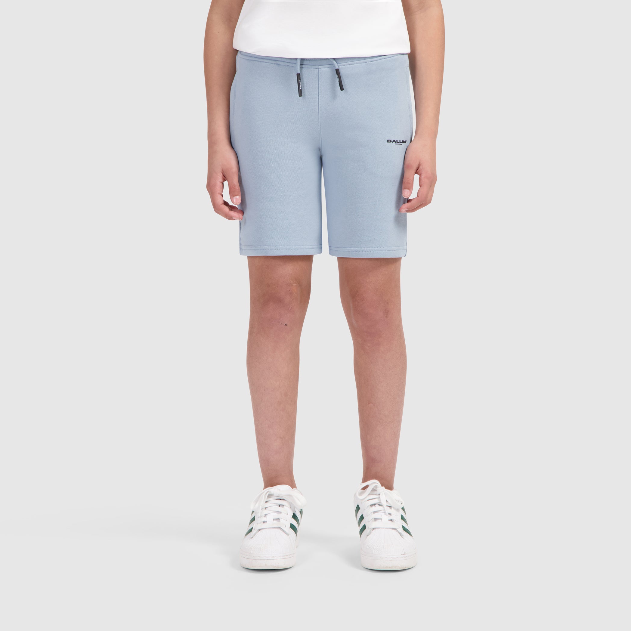 Junior Icon Sweatshorts | Blue Grey