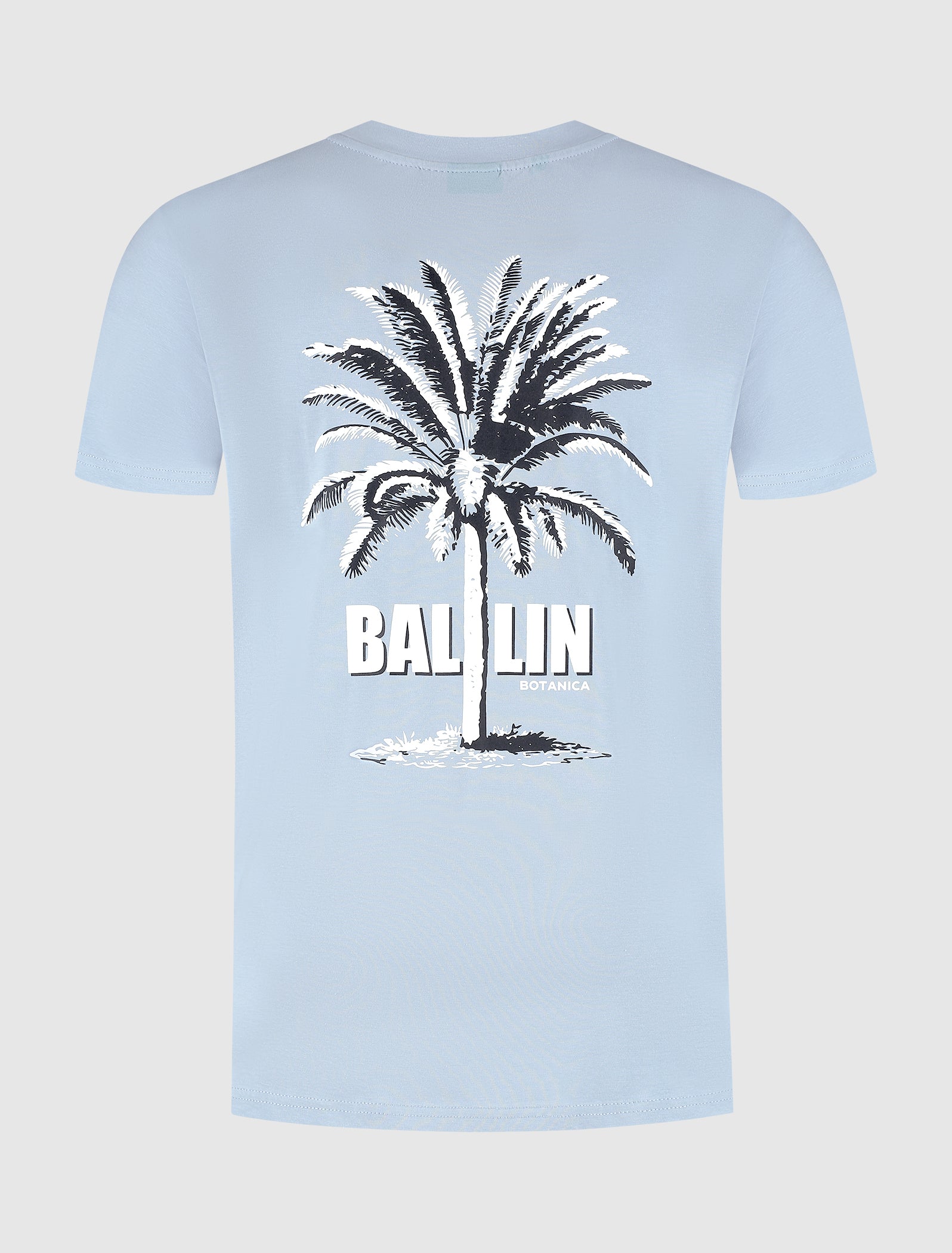 Dual-tone Palm T-shirt | Blue Grey