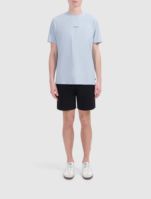 Dual-tone Palm T-shirt | Blue Grey