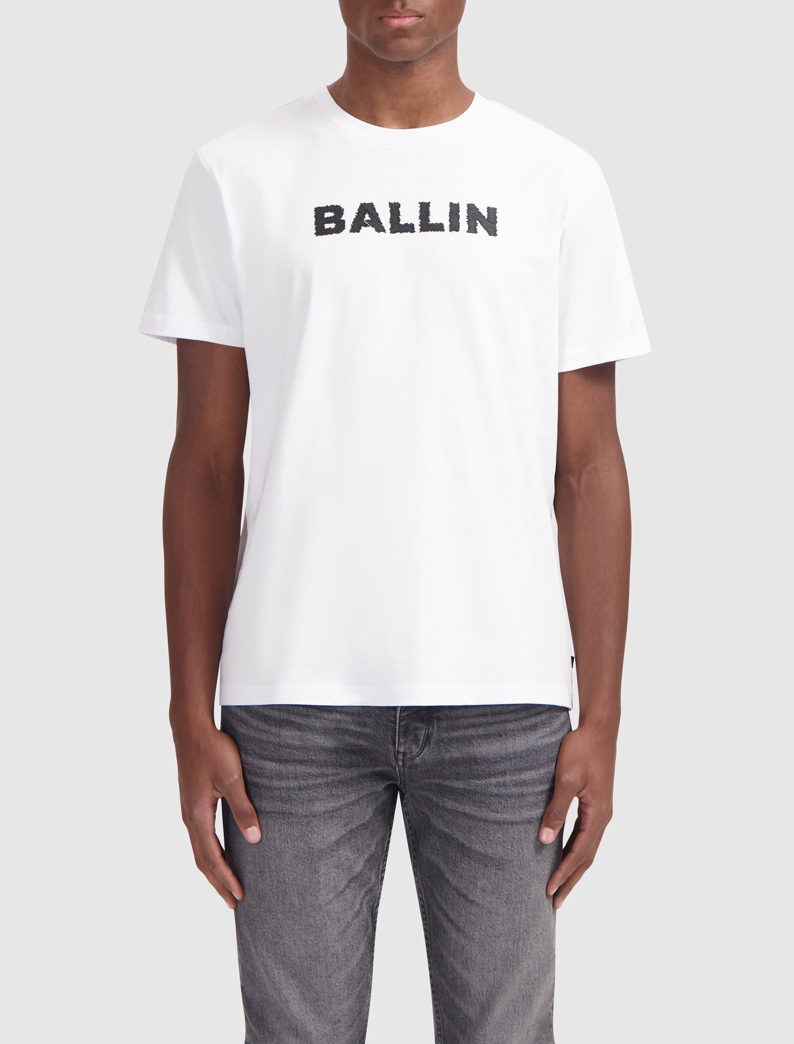 Scratch Logo T-shirt | White