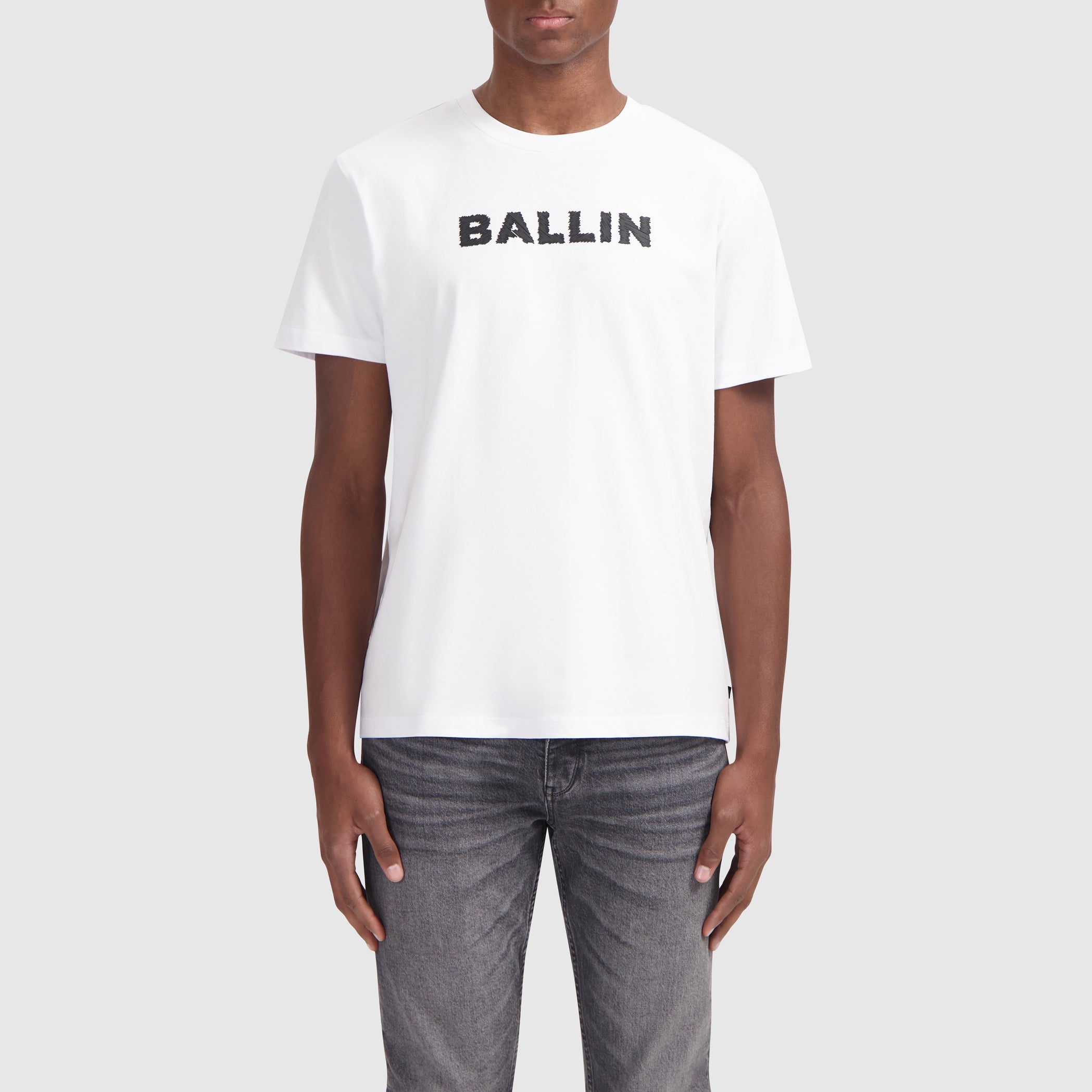Scratch Logo T-shirt | White