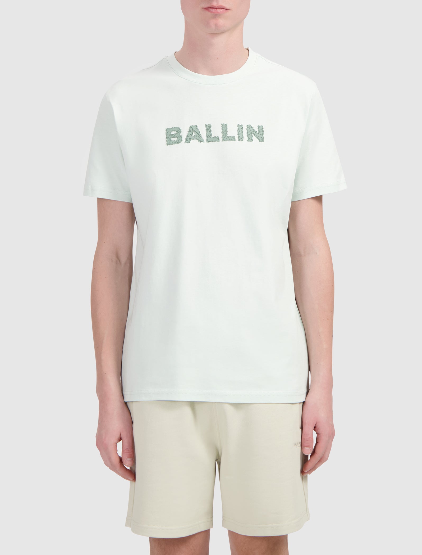 Scratch Logo T-shirt | Light Green