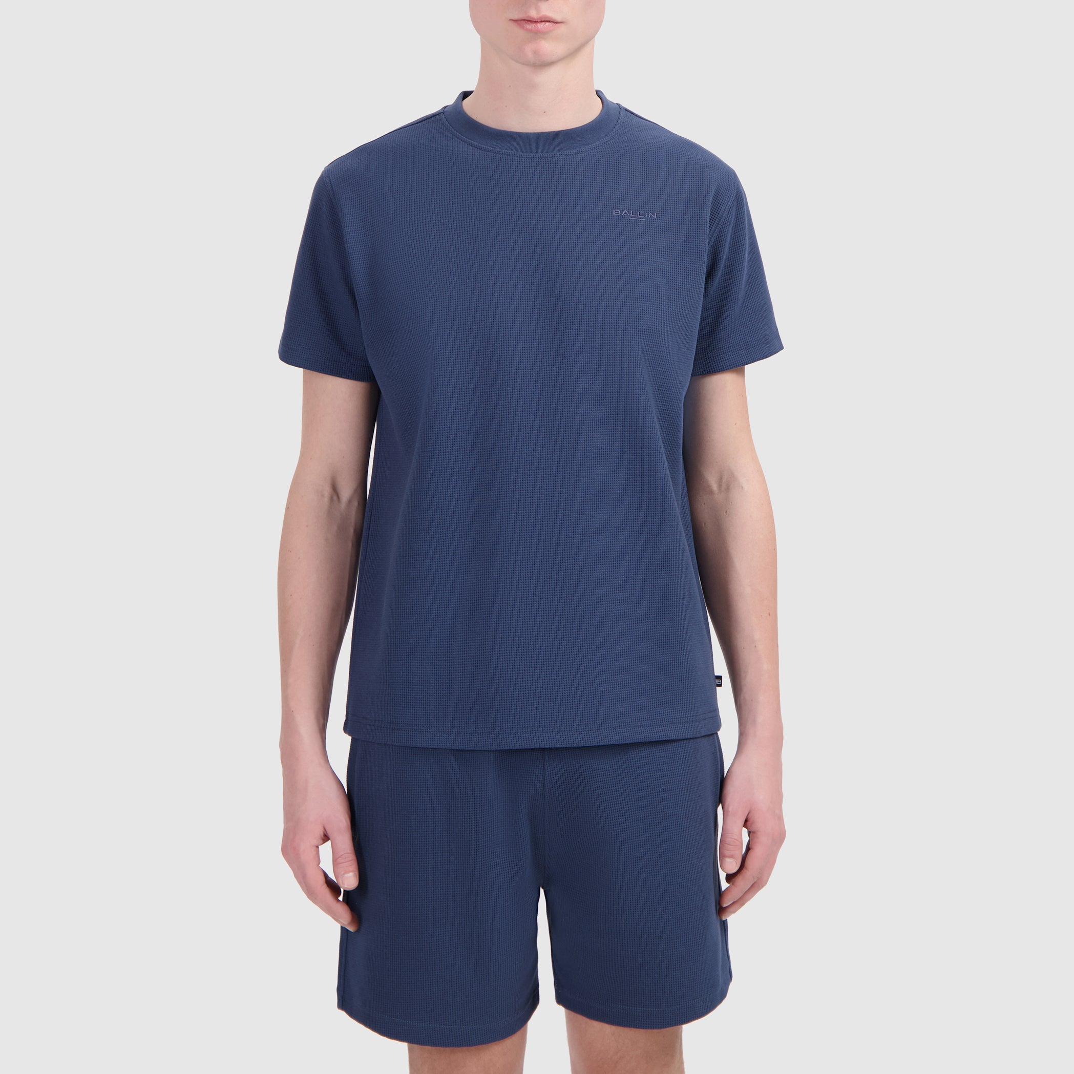 Waffle T-shirt | Navy